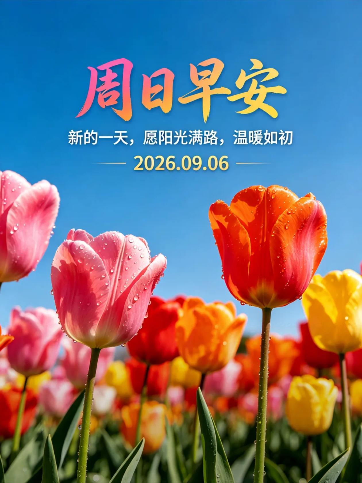 [福]2026./9月6日，秋晨漫渡闲周日，一室清欢伴家安[福]

☘️🌅晨光