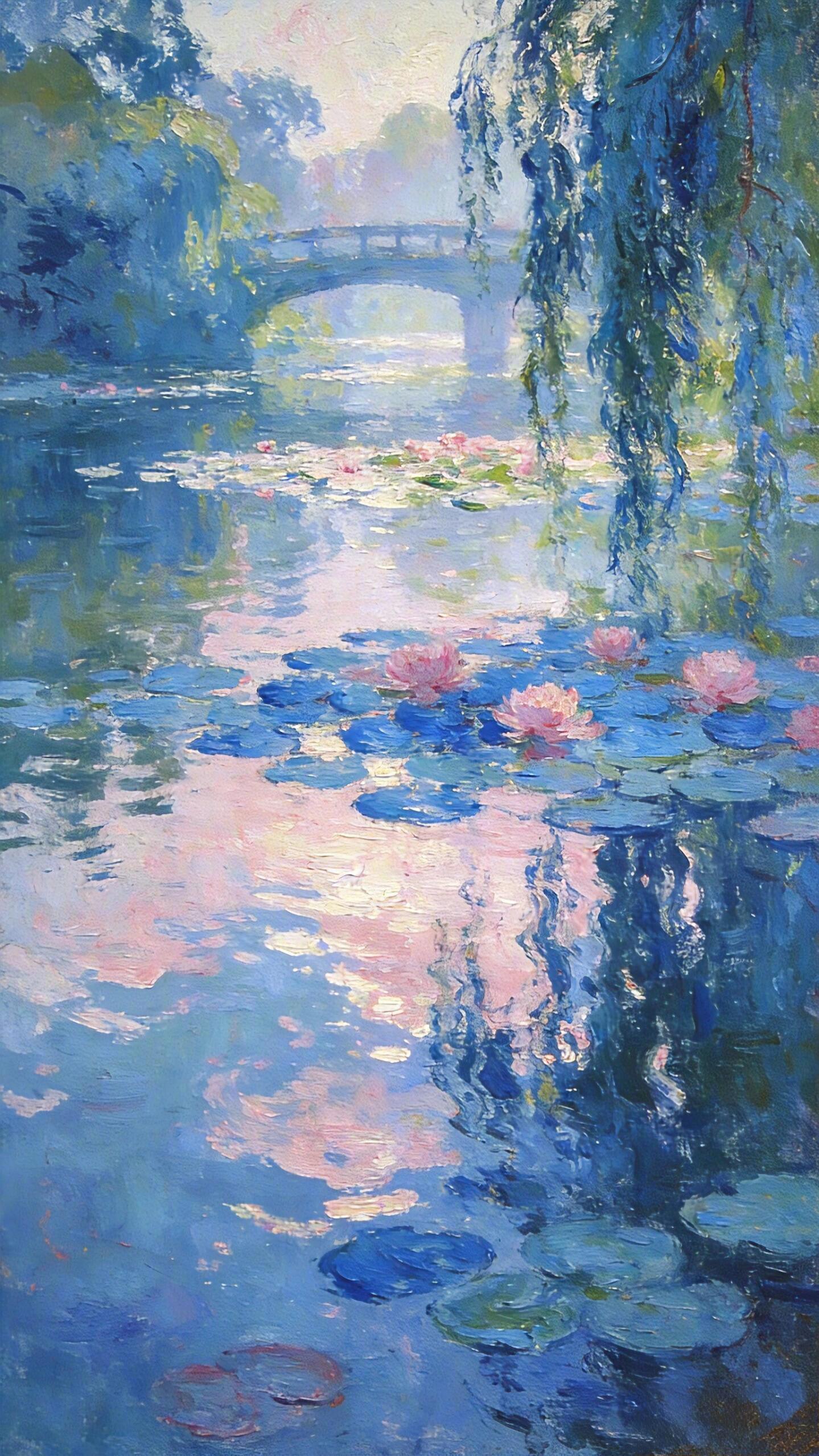 假山后地芙蓉艳，榭亭前池睡莲幽。 