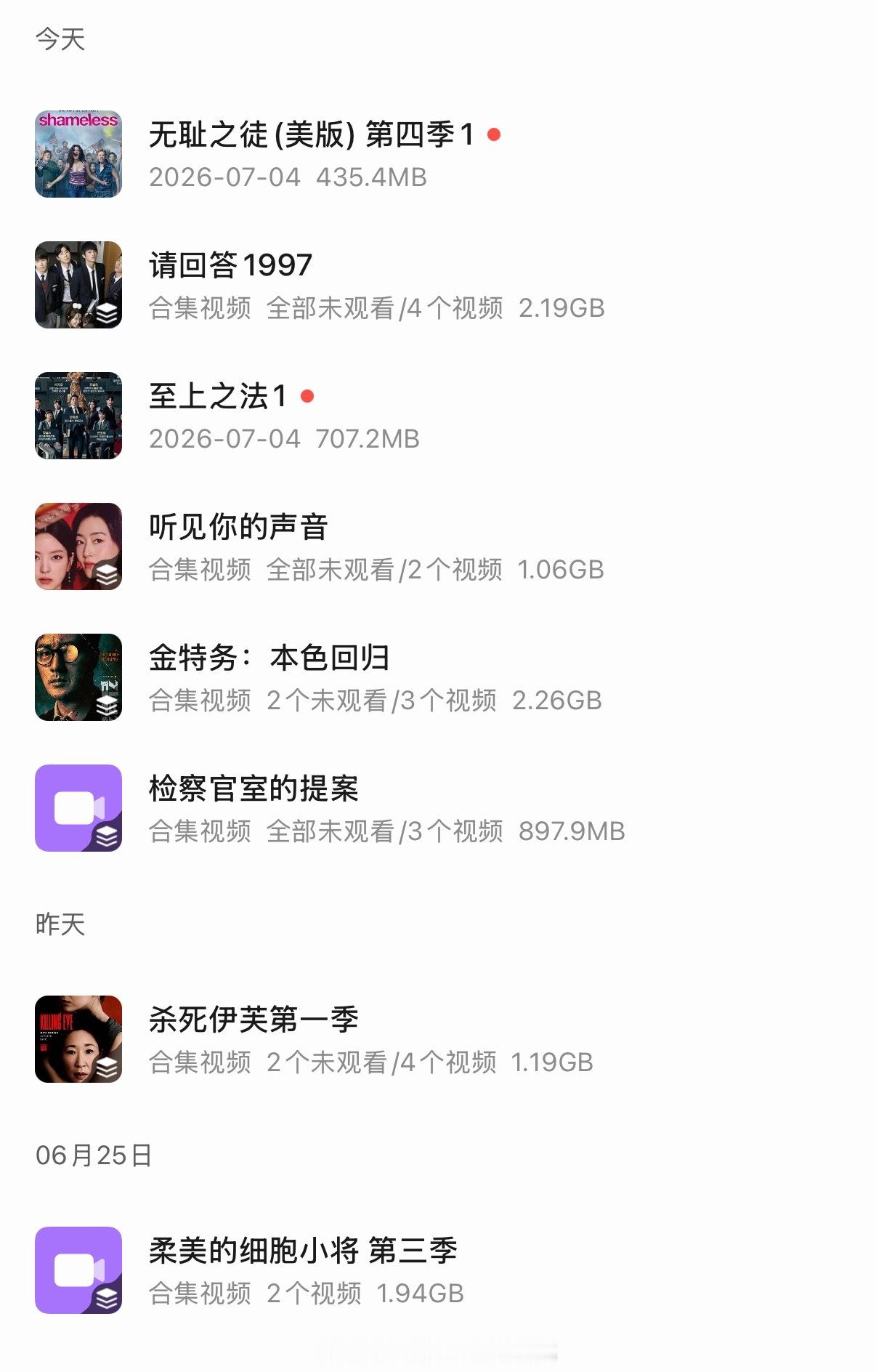 我追剧三心二意程度： 