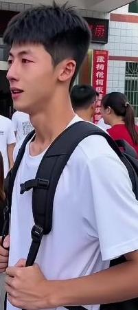 那个要去参军的男孩，
爸妈早就不在了，身边没一个亲人来送他。队伍要出发的时候，他