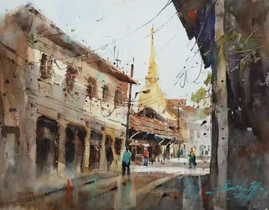 泰国画家Suphawat Hiranthanawiwat作品欣赏遇见艺术遇见美好