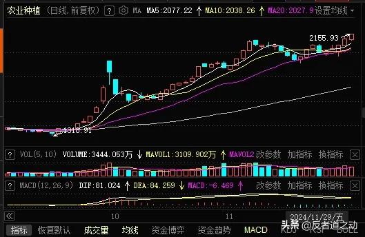 12月2日盘前：3个可能要补涨的板块
       看图1，农业种植板块已经创新