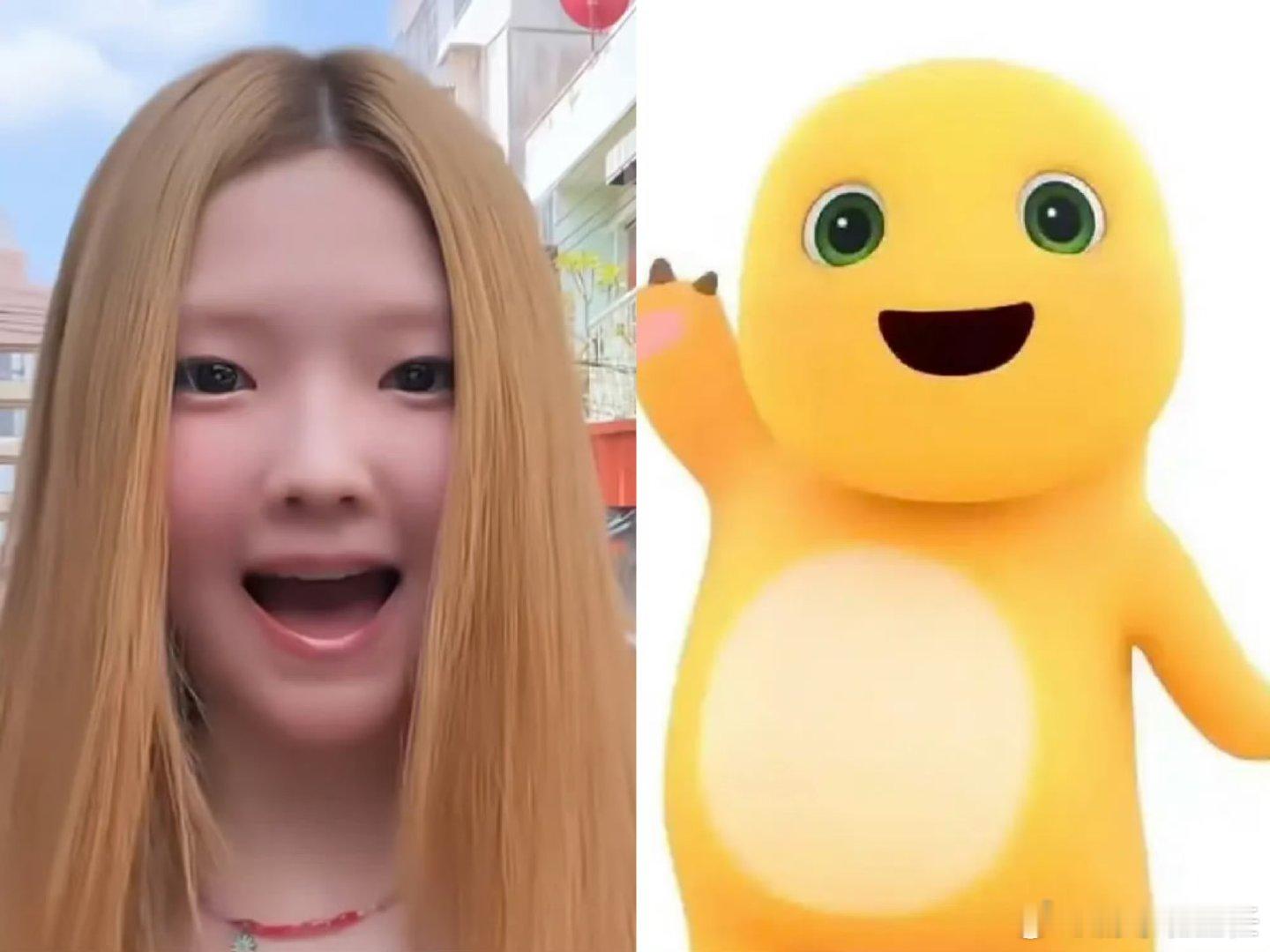 Tuide成员soehee撞脸奶龙soehee撞脸奶龙 Tuide成员soehe