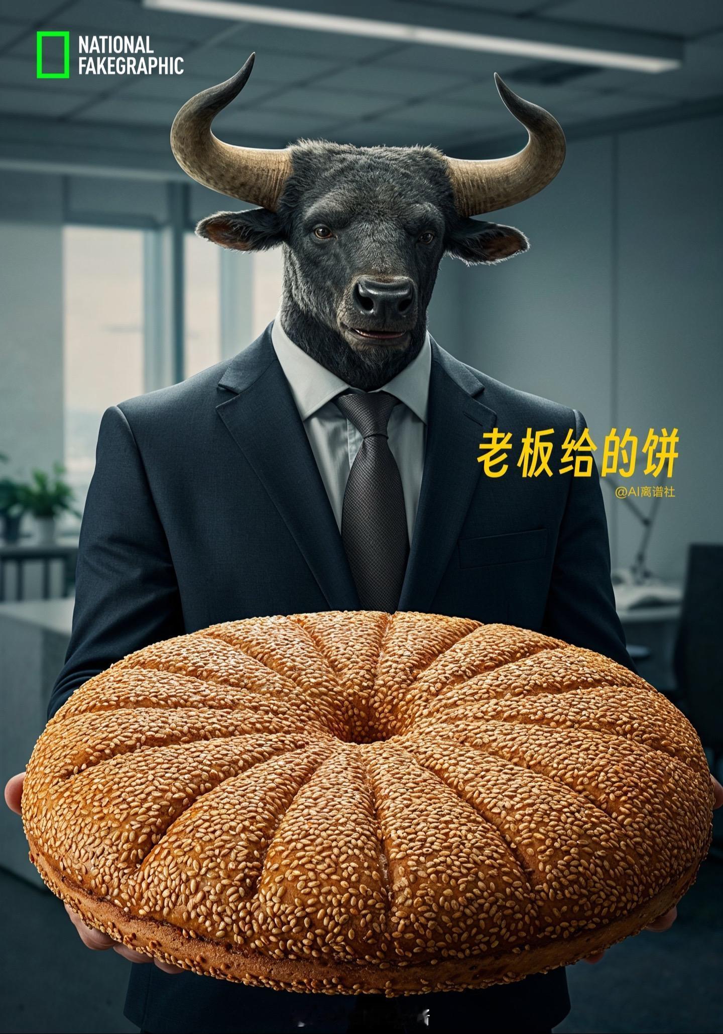 ai创造营 网友用AI制作的打工人年终总结：老板给的饼、办公室的瓜、自己摸的鱼、