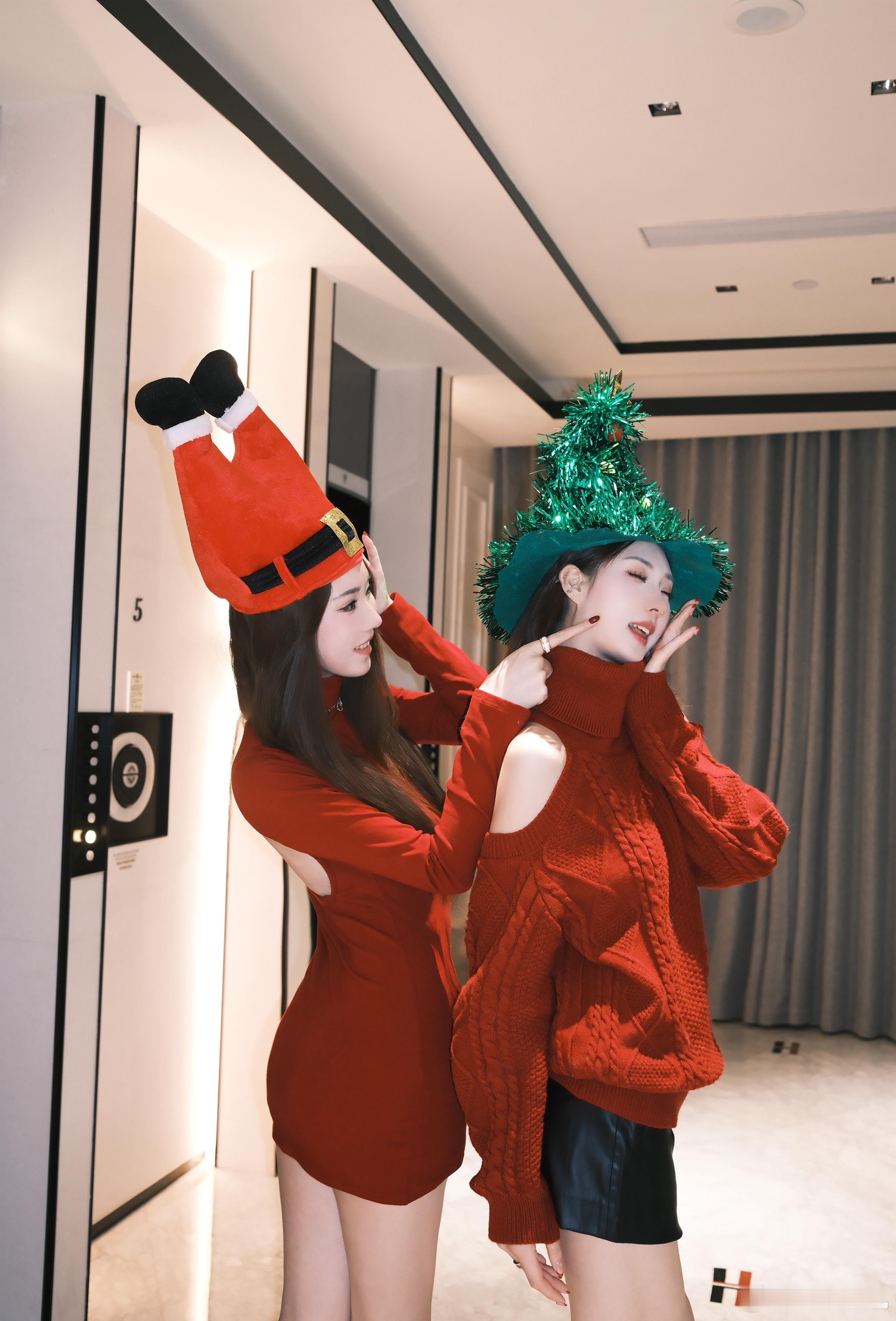 和漂亮姐妹 漂亮合照📷👯♀️姐妹