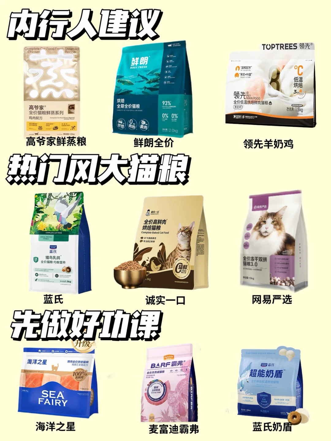 4款宝藏猫粮，不看就亏大了