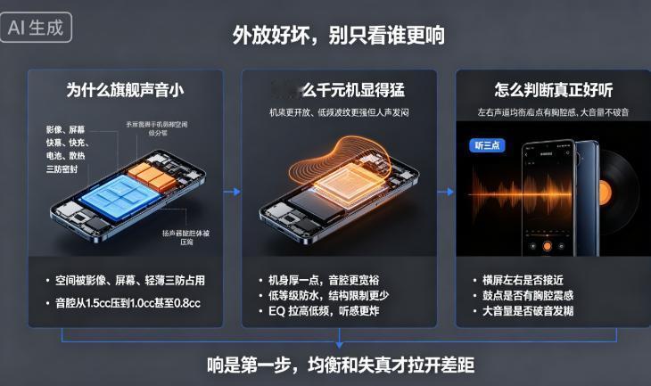 我花大价钱买的旗舰，外放还不如千元机？这合理吗？
别急，这事不玄学，也不代表千元
