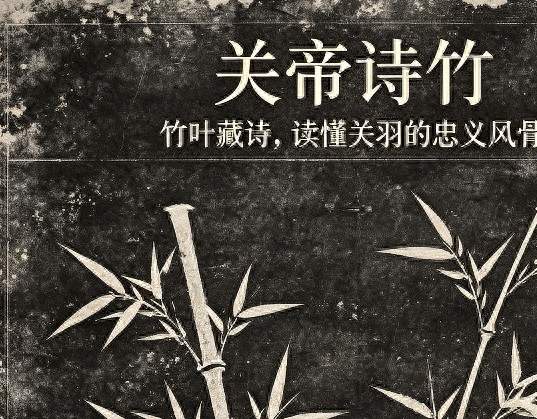 关帝诗竹，竹叶里面藏着一首诗，读懂关羽的忠义风骨