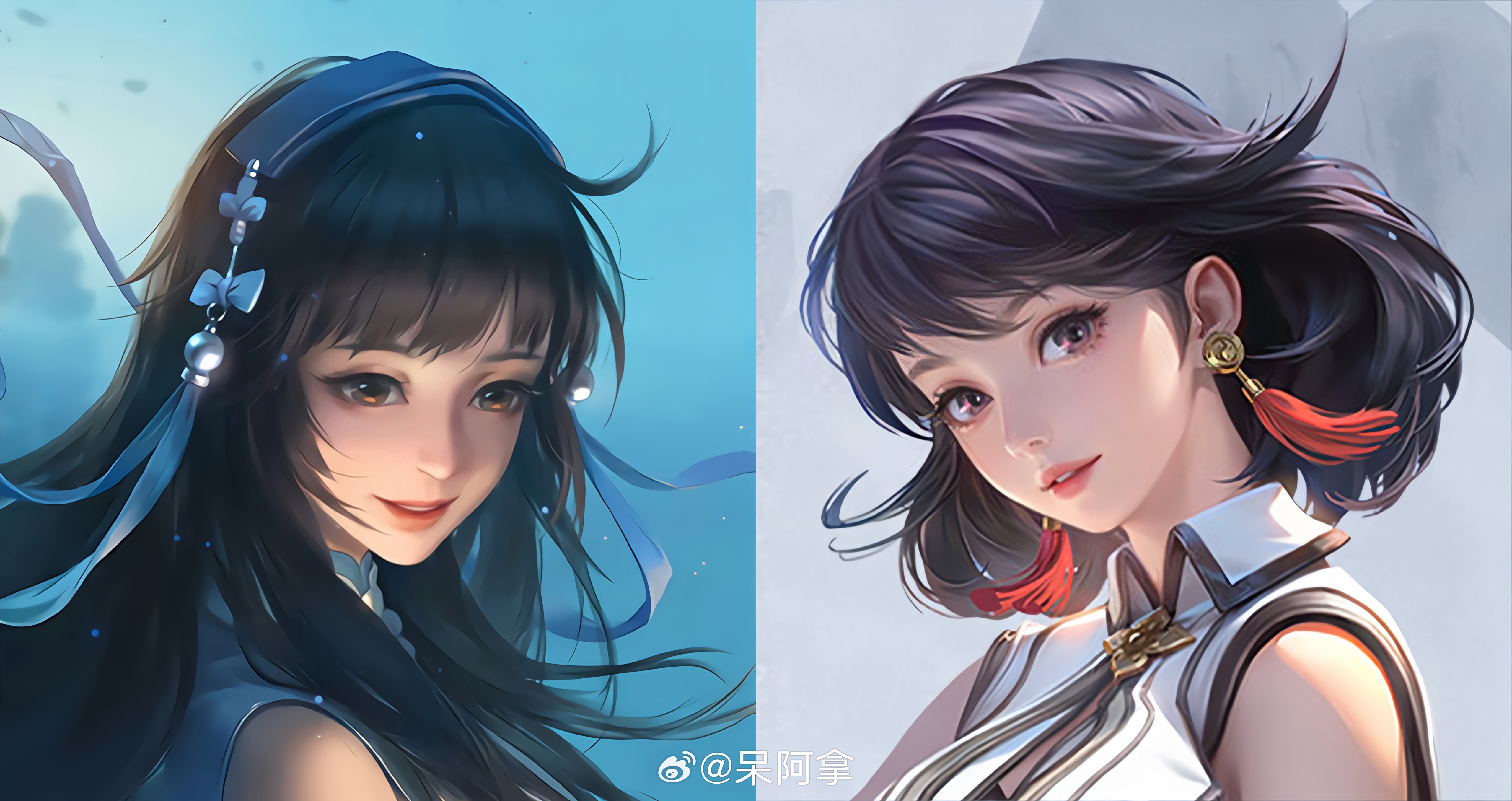 虽然都是学院学子，还是西施和曜更胜一筹啊！#游戏星玩家##王者荣耀[超话]# ​