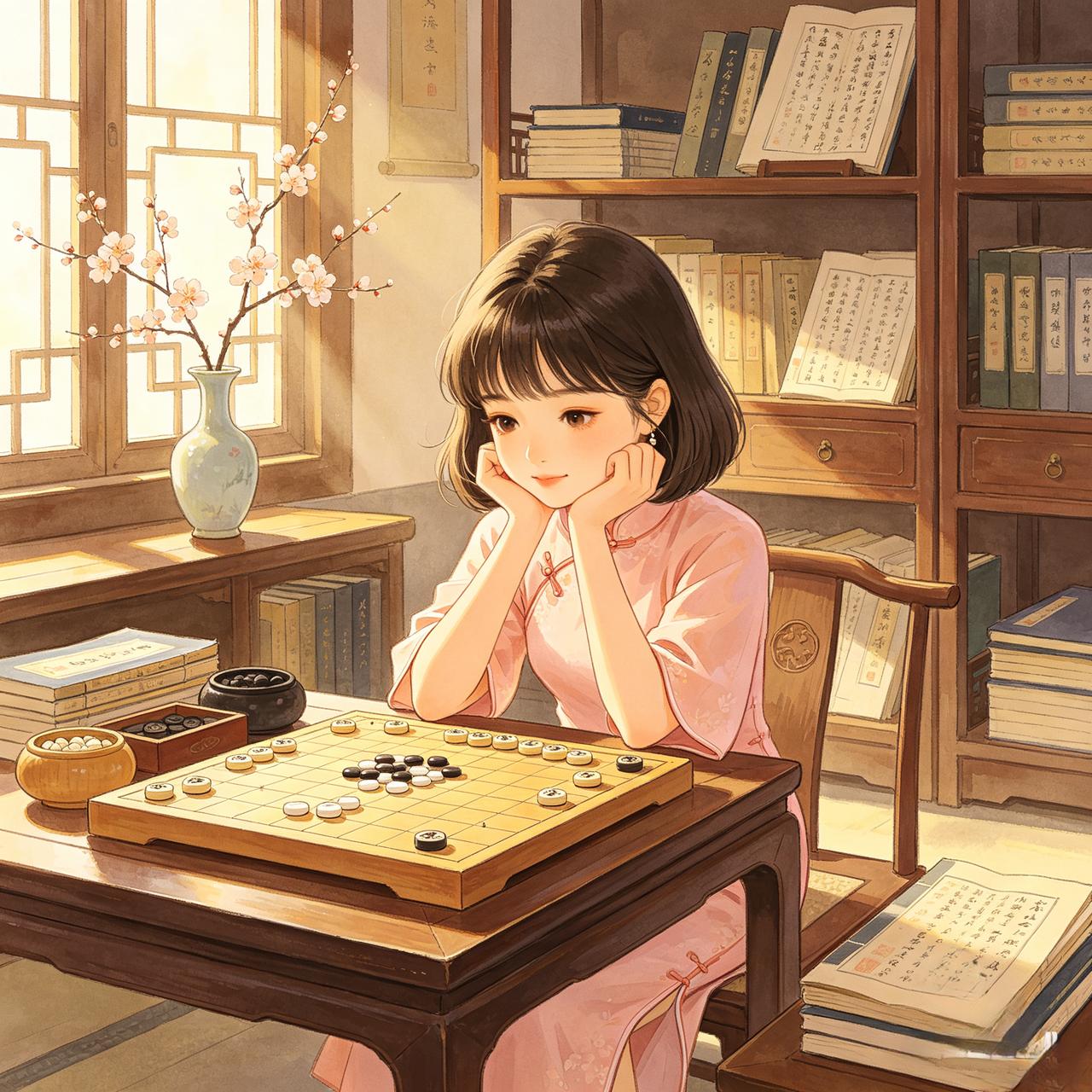 如今忙得连打开软件的功夫都少，棋艺早生疏了。当年那份较真、紧张又开心的劲儿，也跟