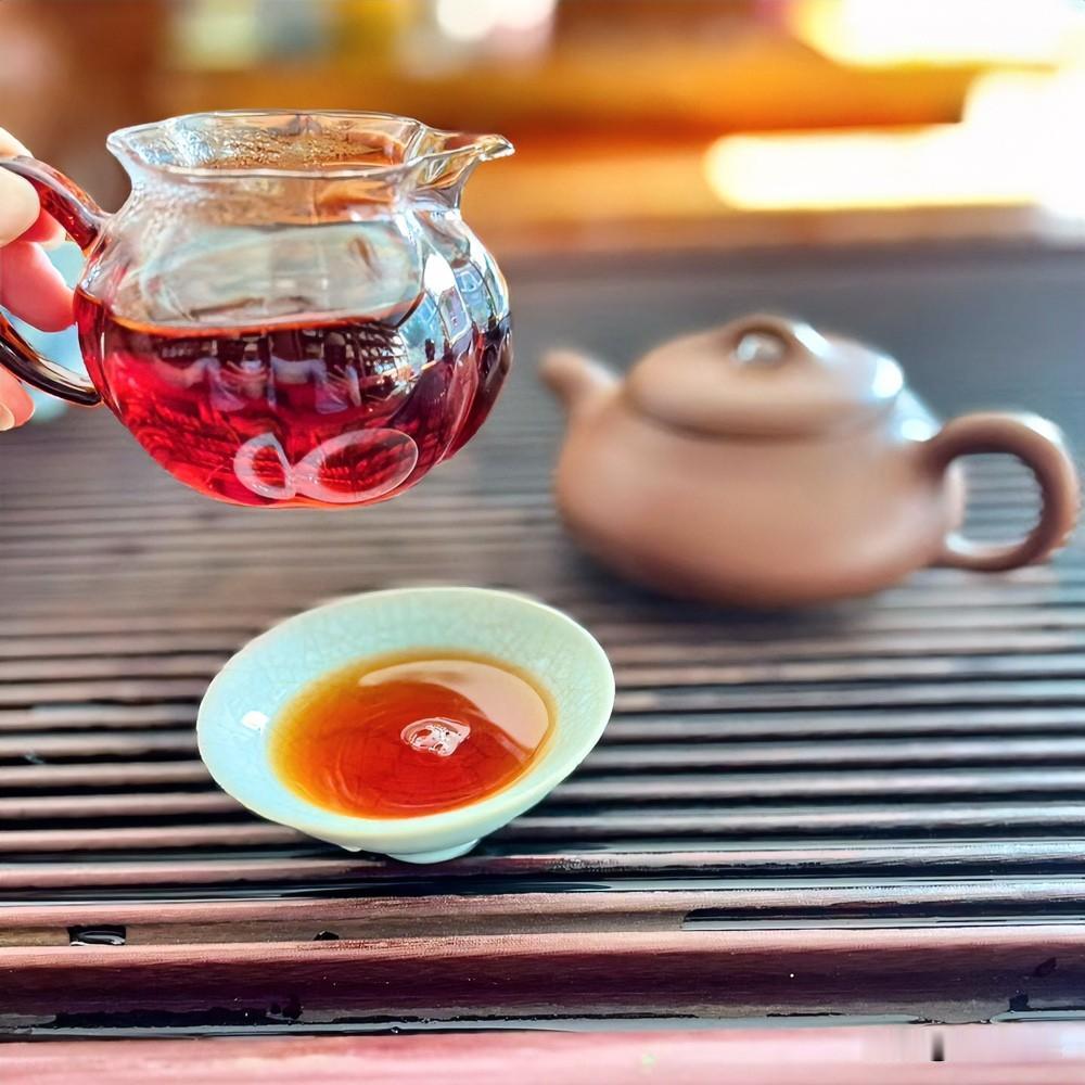 《茶淬·楚辞九歌体》
炭火涌兮，沸汤旋。新芽怯兮，翠痕颤。
世人慕色兮，茶待年。