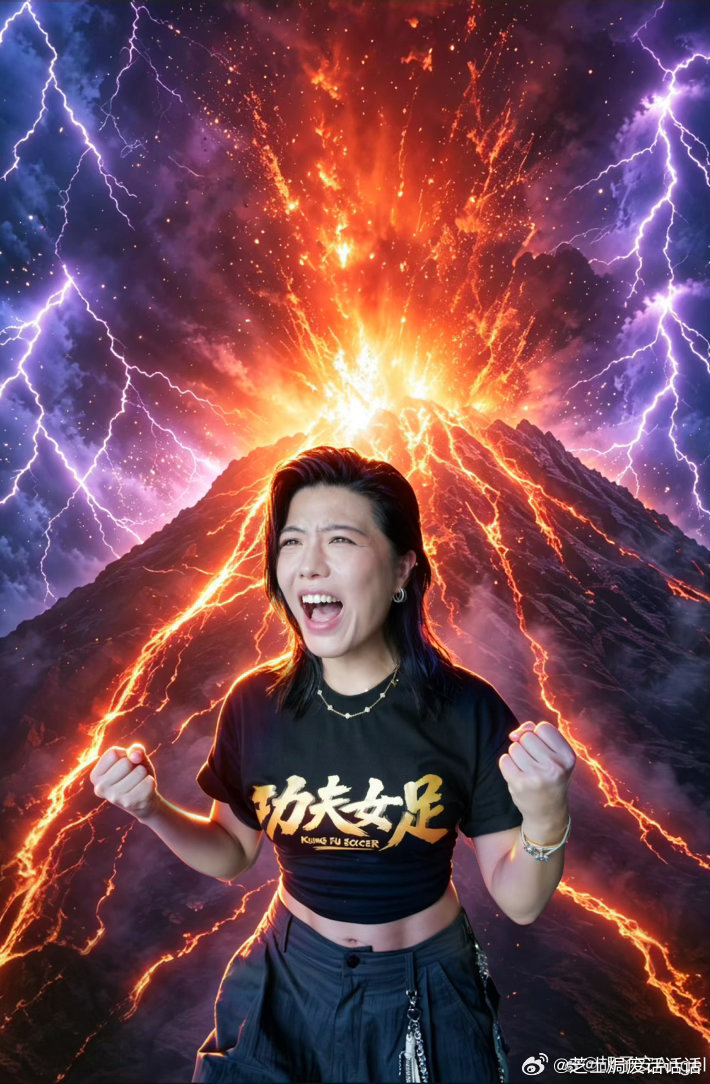 恭喜功夫女足票房突破20亿！主创集体复刻片中名场面瞬间梦回影院。娥眉队逆风追梦的