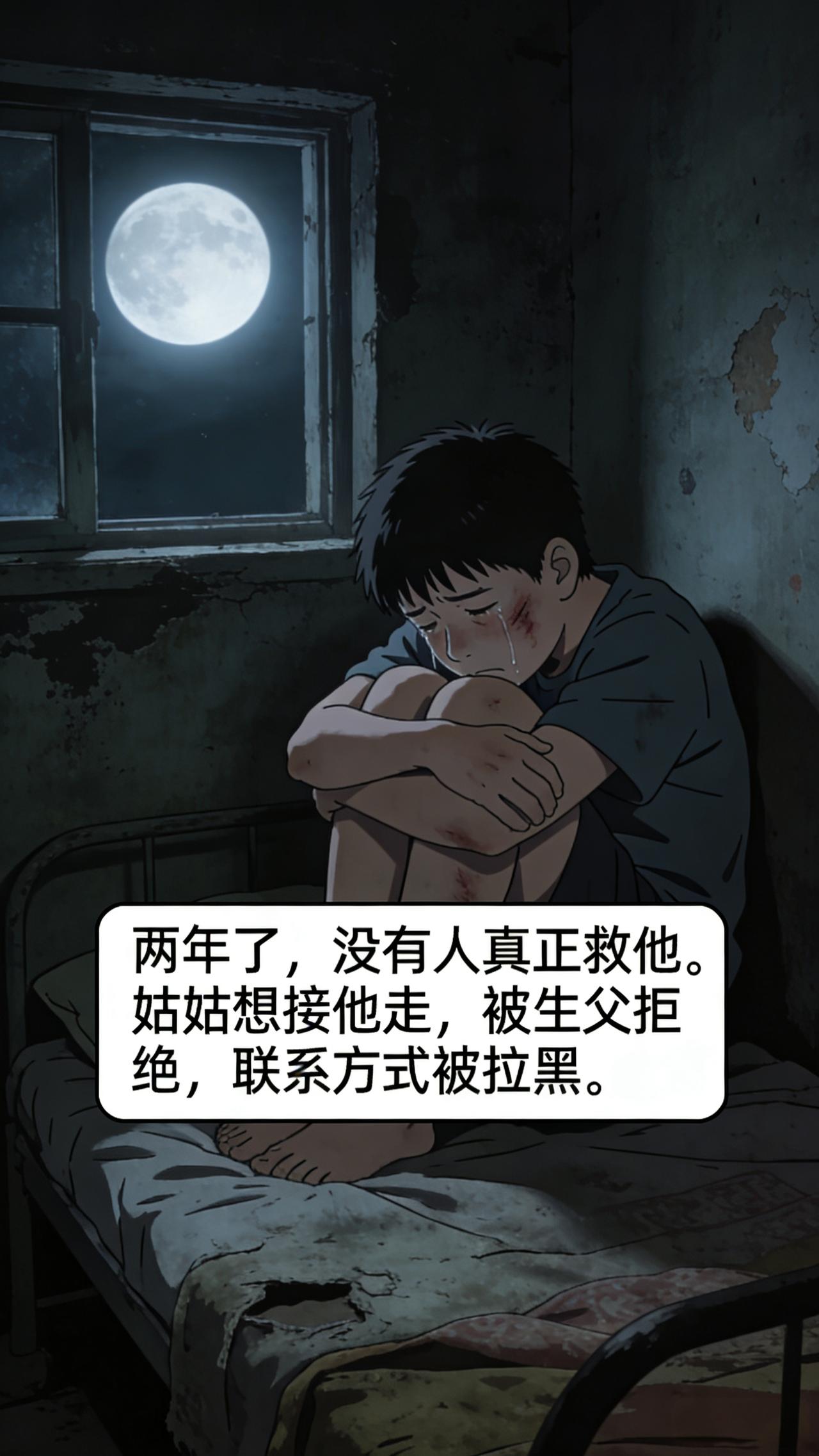 他曾经那么崇拜的爸爸，终于满心欢喜的等到了父亲来接他一起生活，可谁曾想这是噩梦的