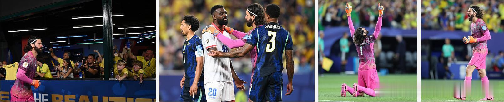 粉红色球衣的阿利森霸气十足啊 2026年世界杯