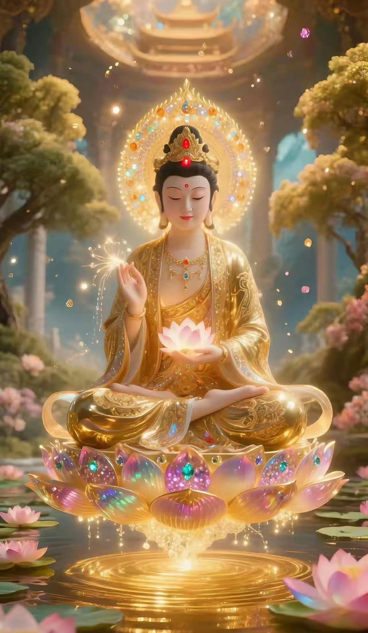 菩萨一直在保护着你，接住了往后会越来越顺！顺顺！平安相伴，福气常随，万事顺遂，岁