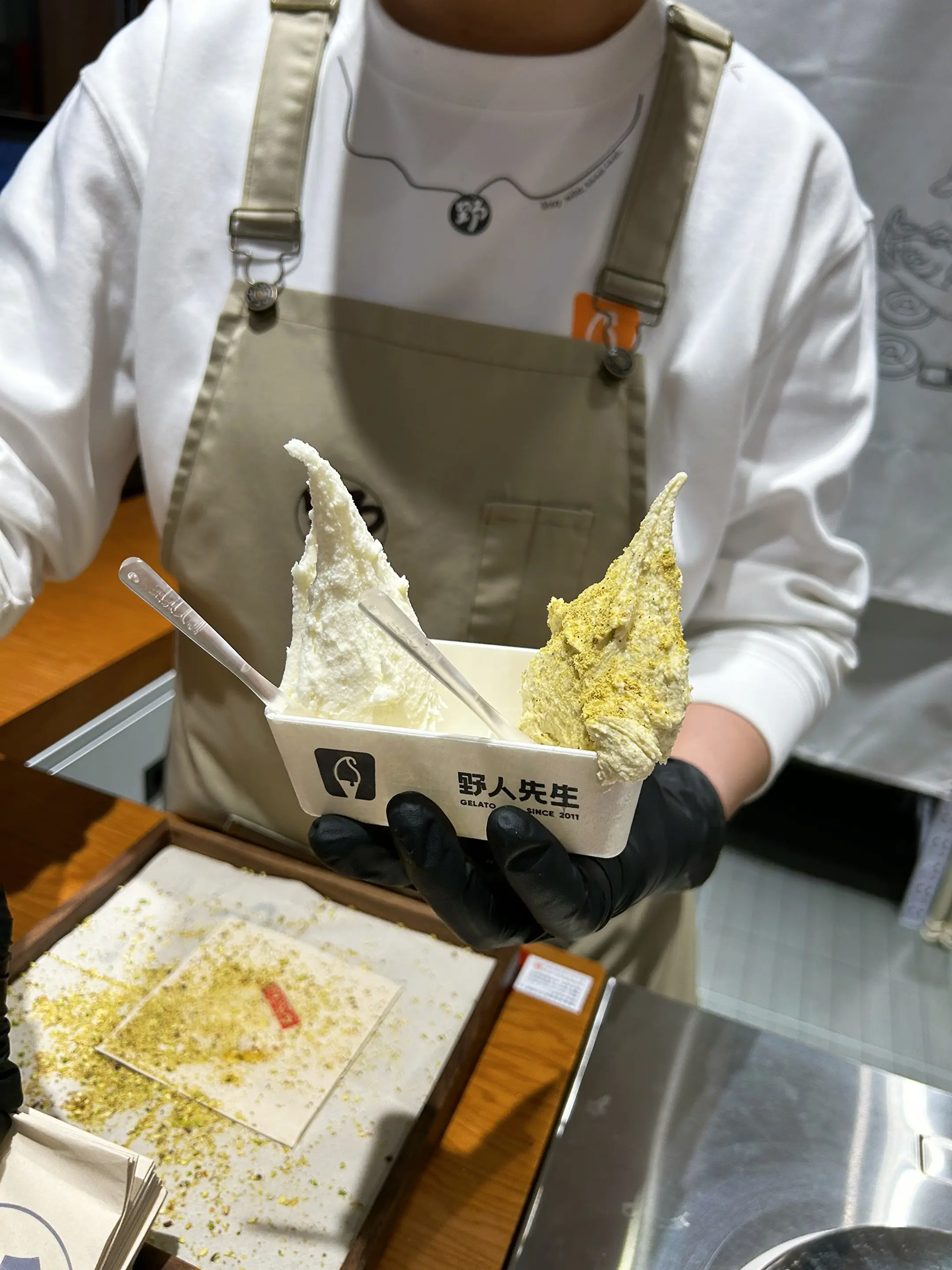 冰激凌🍦就吃野人先生🏍️。