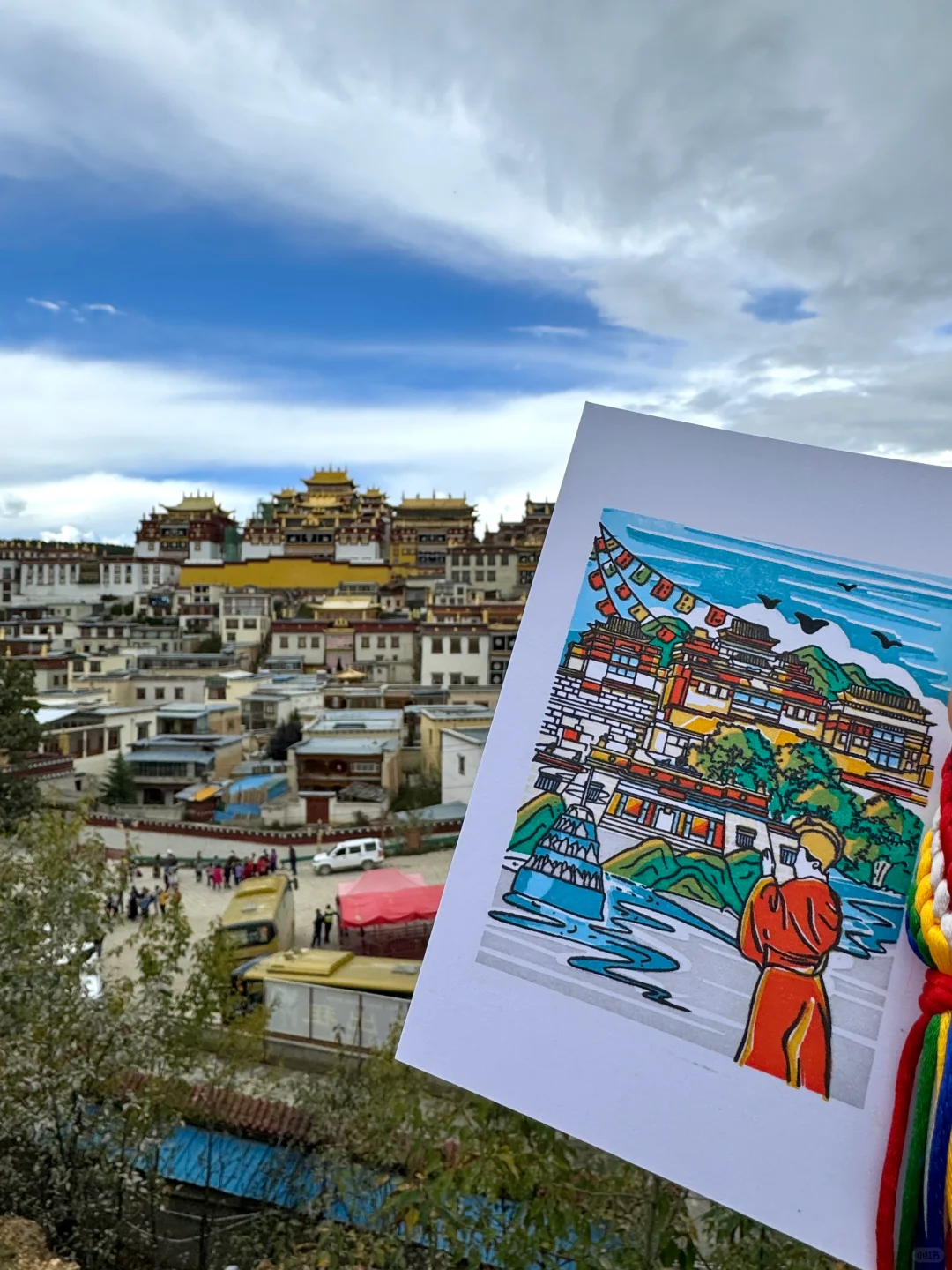 刚回！3️⃣小时玩松赞林寺能救一个是一个😭