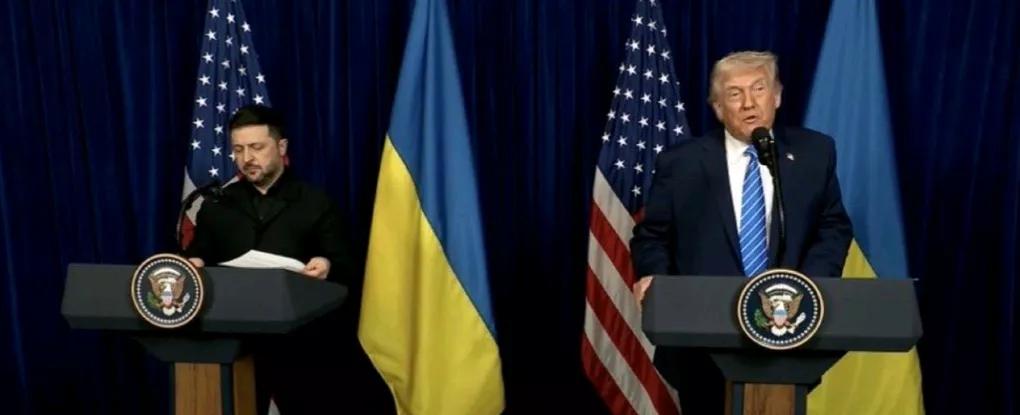 《费加罗报》报道，当地时间28日，美国总统特朗普，在和到访的乌克兰总统泽连斯基会