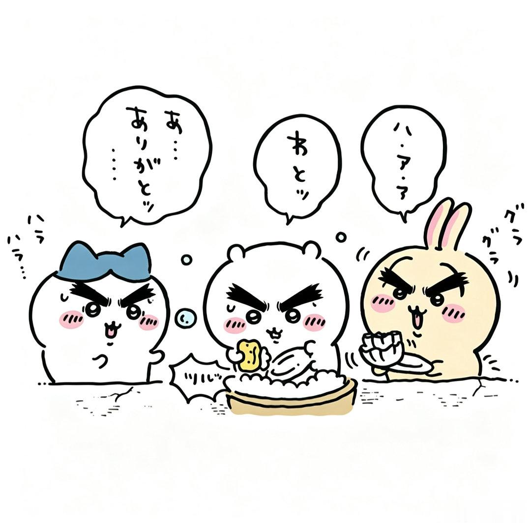 假如小可爱们都是粗粗粗眉毛……哈哈！有点威武喔！[豆包生成]吉伊卡哇灵感共创夏日