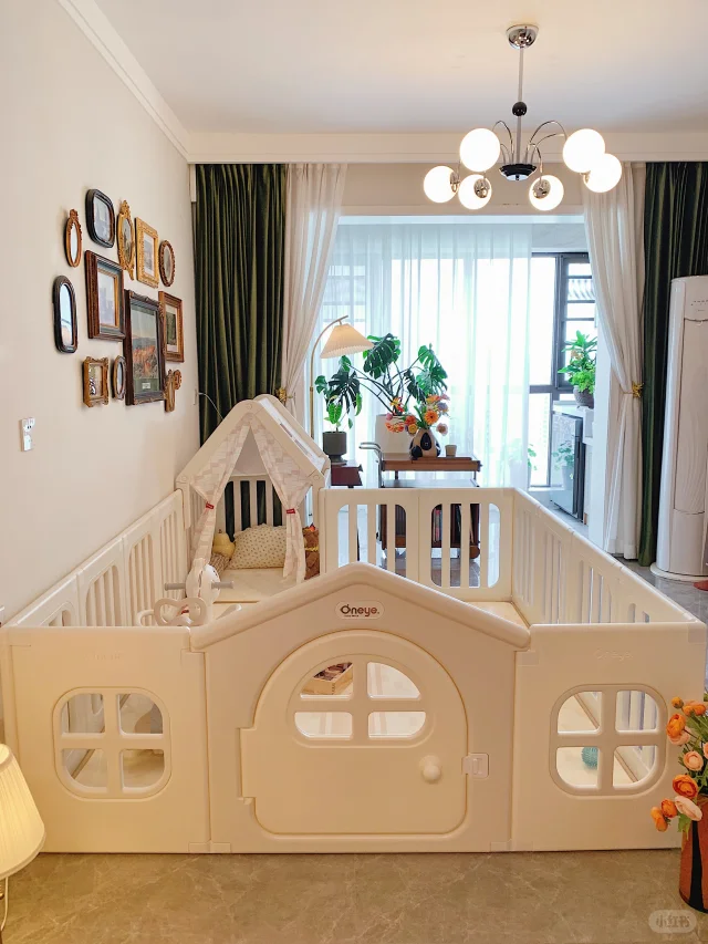 65平🏠，再小也给宝宝安排了Dream house！