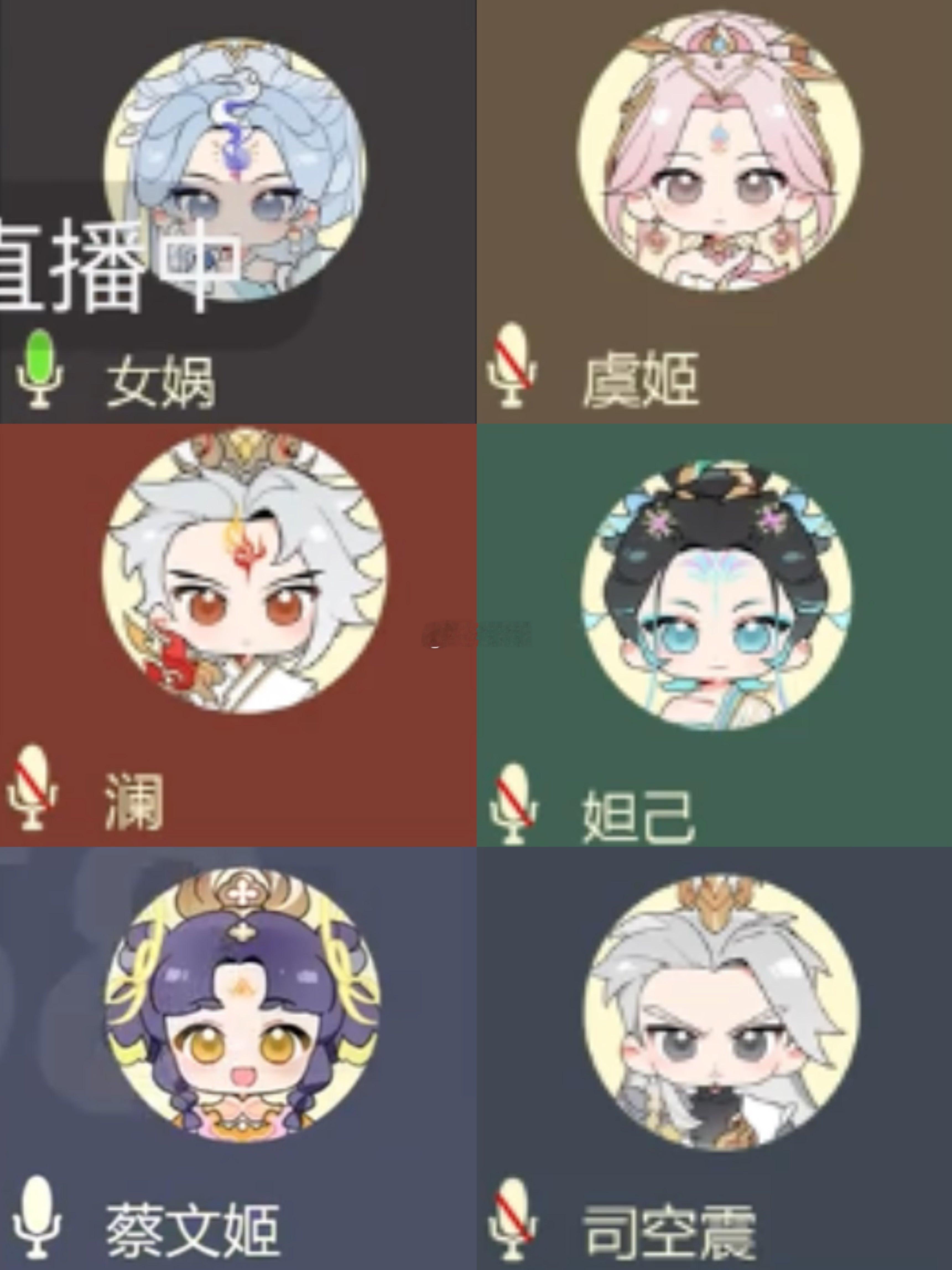 王者荣耀[超话]  六位年限皮肤的Q版小头像[送花花]我是真的真的期待爆料啦 
