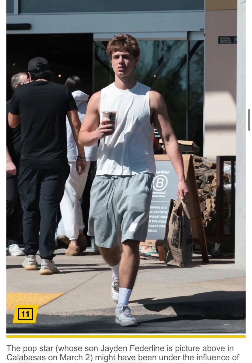 布兰妮的儿子看起来不错