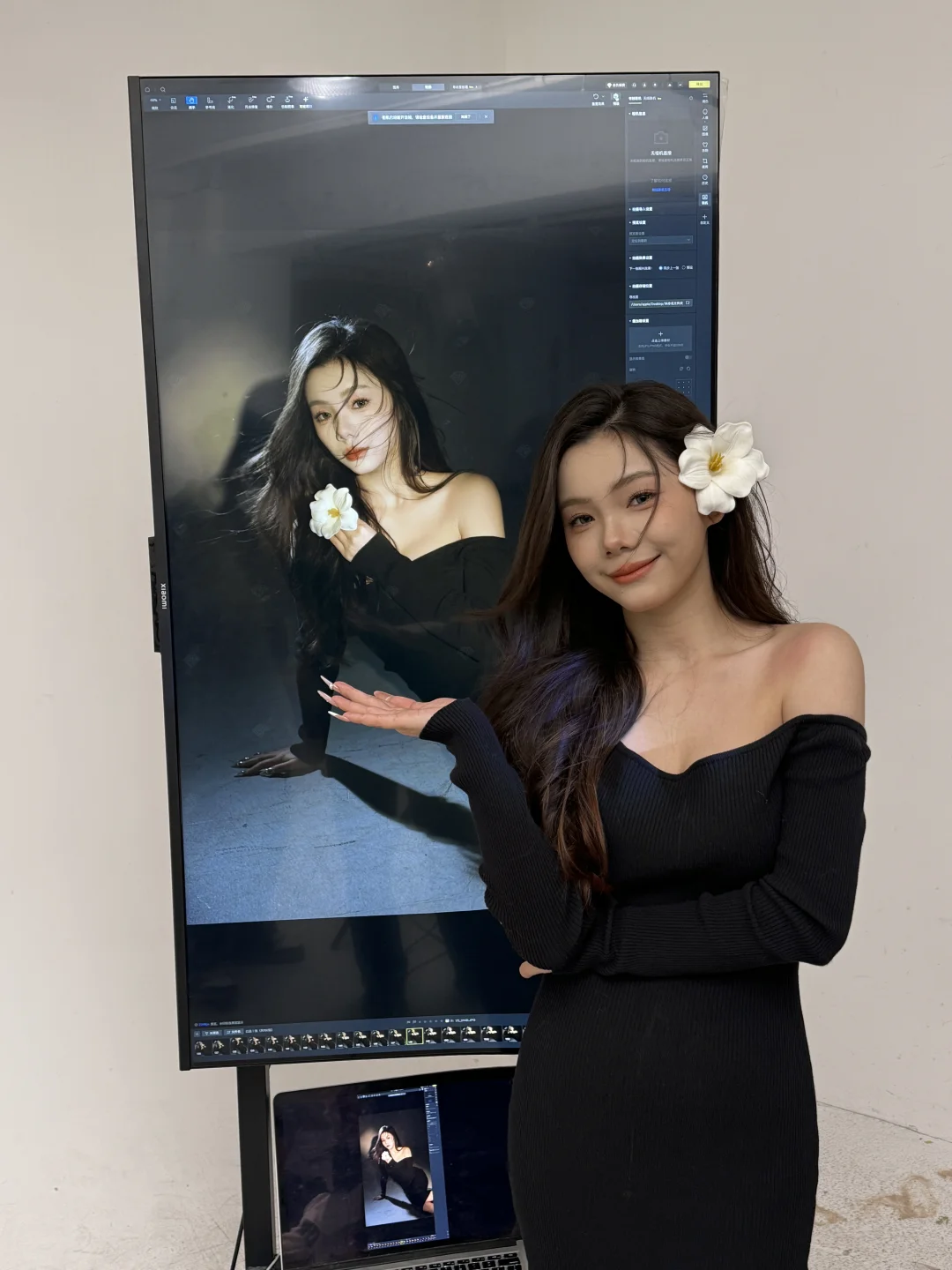 嗨！来看大屏幕修图！