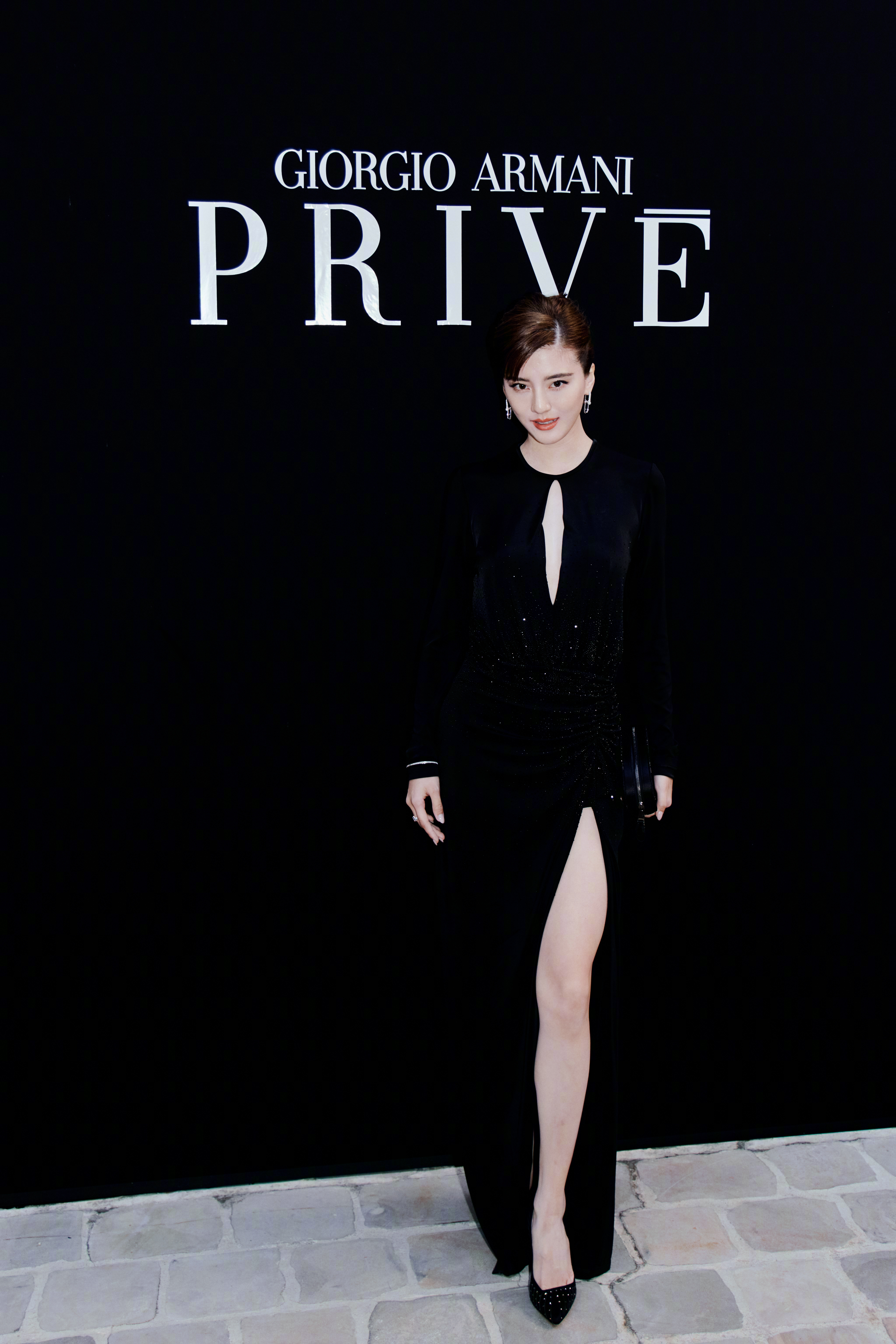 巴黎高定时装周 ，出席Armani Privé  2025 秋冬高定系列发布秀的