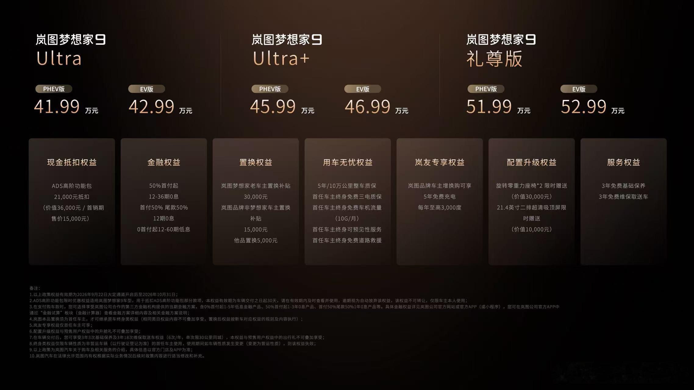 岚图梦想家9上市售价42万起九系智尊岚图梦想家9上市 一台MPV把立标做成了升降