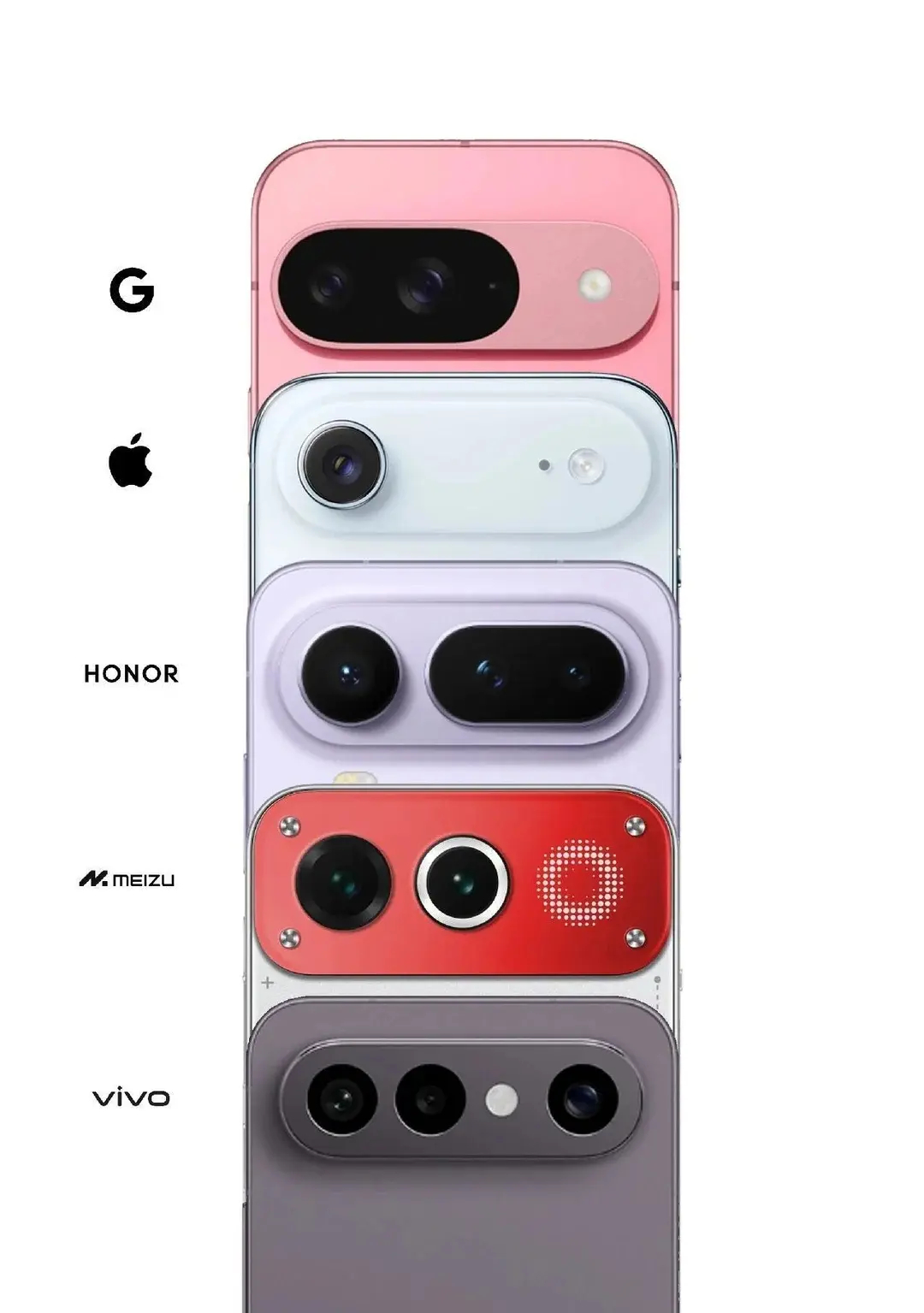 横向跑道的手机，你觉得哪个好看 