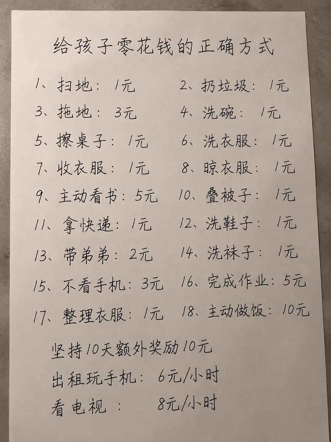 写给孩子的标签。。。 
