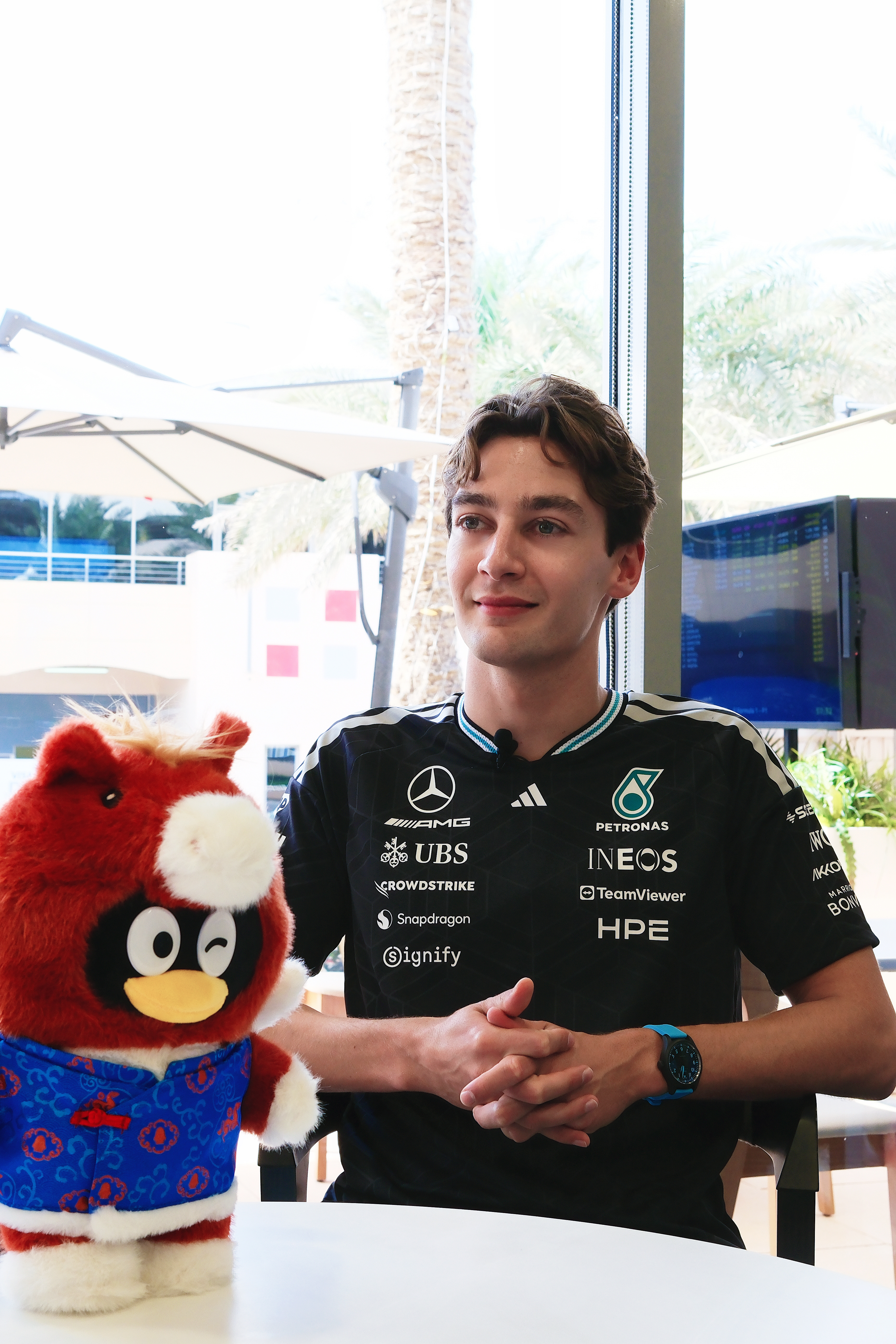 今日份的拉塞尔📸完整版记得来🐧f12026f1季前测试