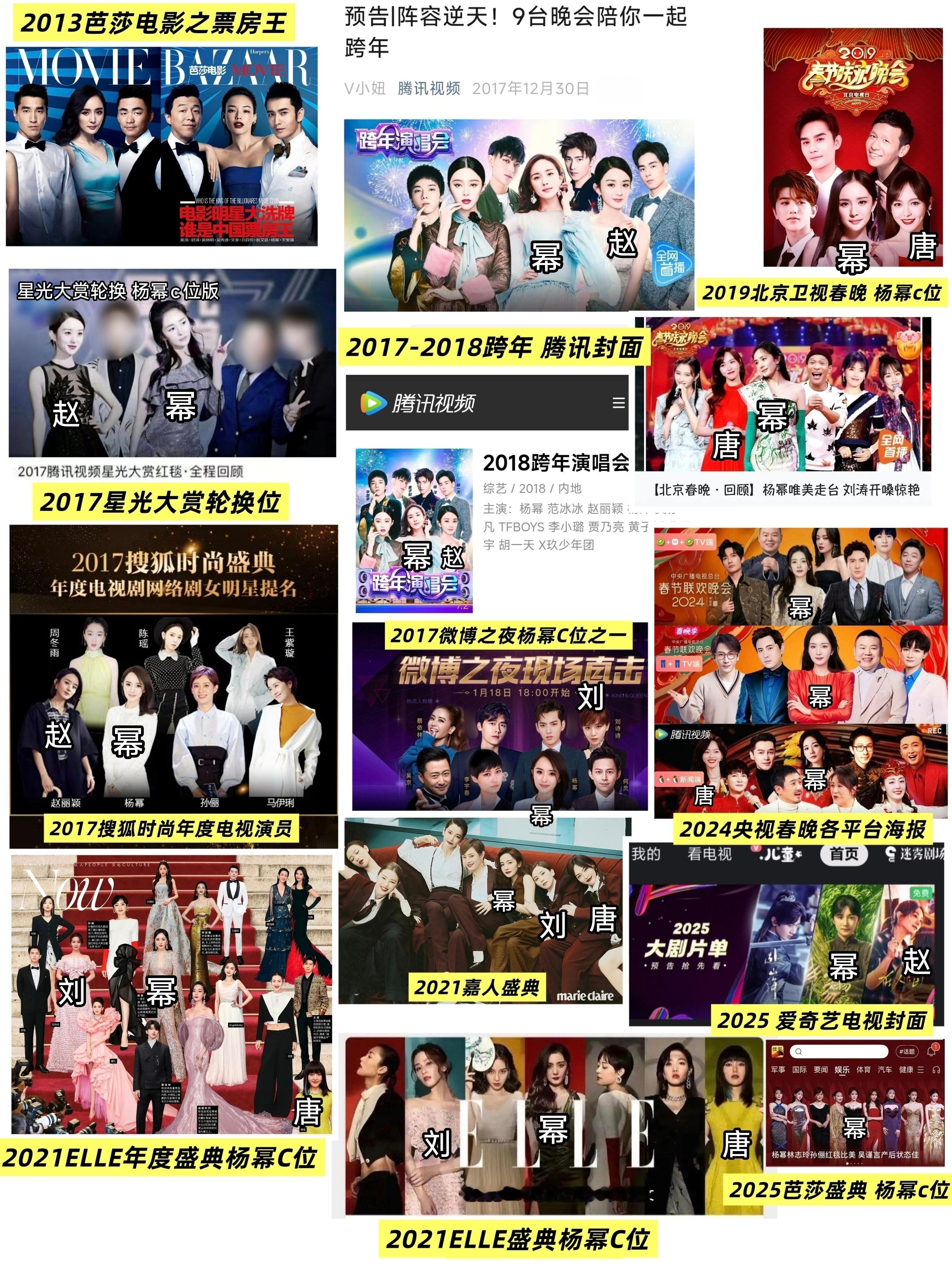 嘉人刘诗诗银十首发2013-2025，孙诗诗就这么被幂神压了十几年[手指比心]贺