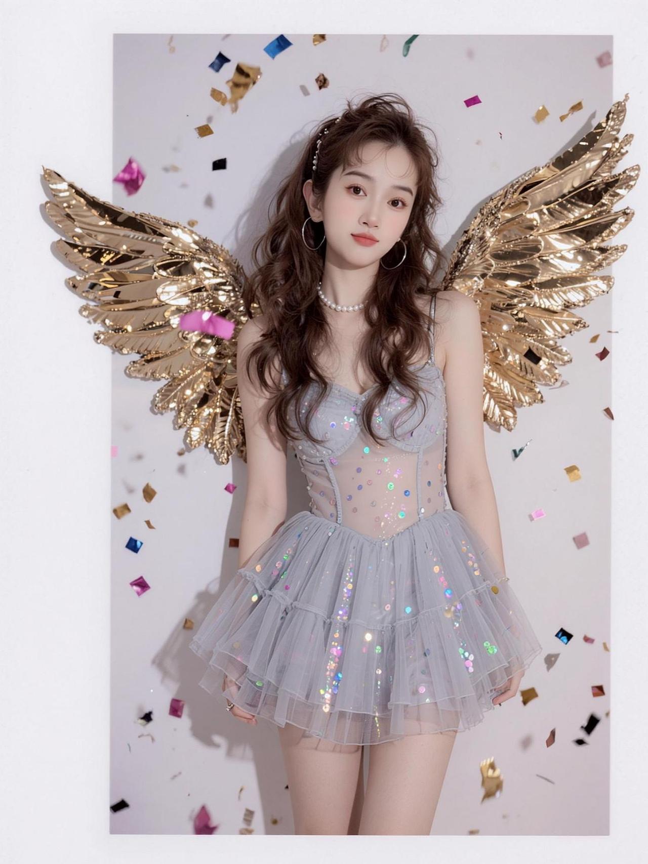 AI梦幻天使写真 抖音ai创作 抖音玩法合伙人计划。