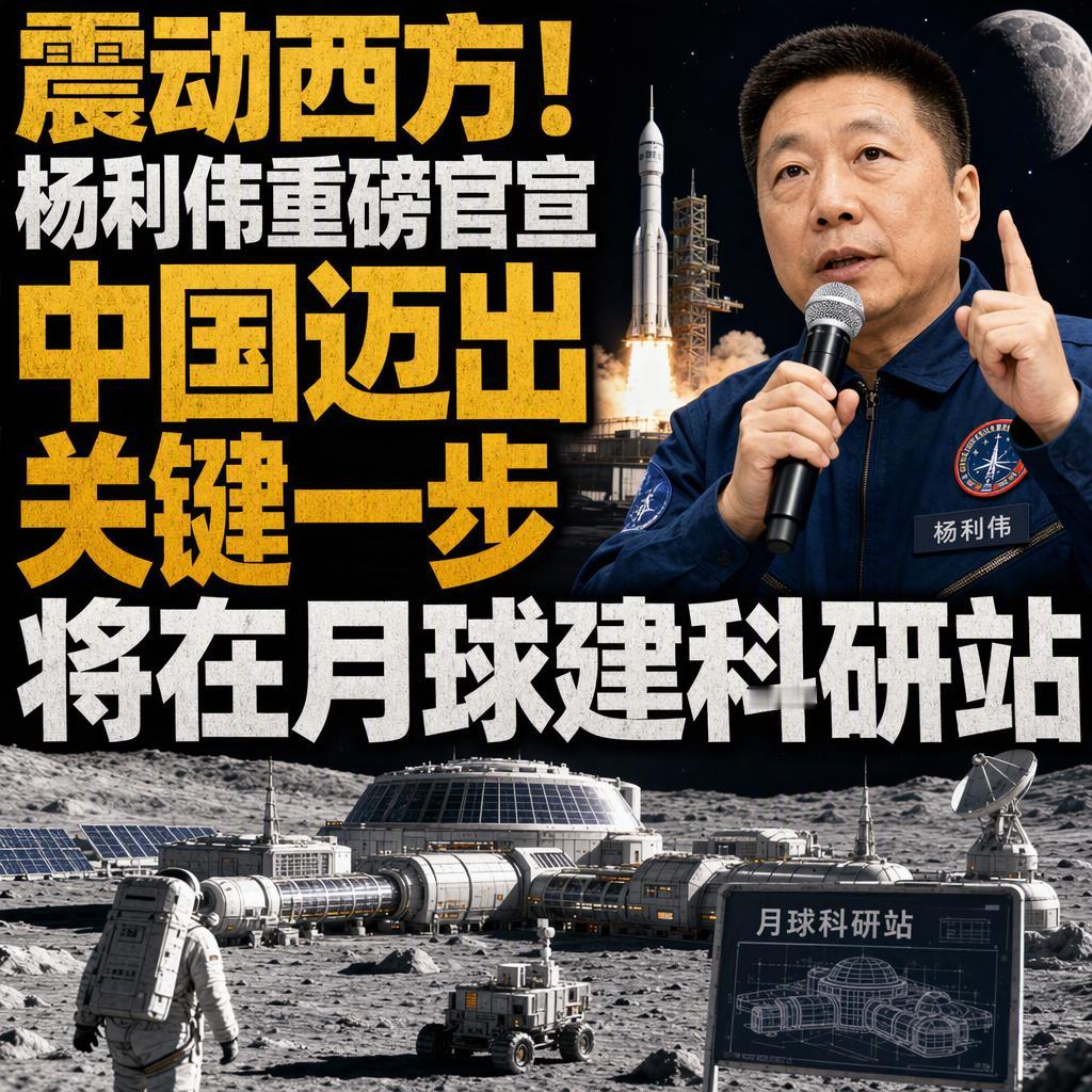 问大家一个问题：杨利伟说要在月球上建科研站，这事到底难在哪？
很多人觉得，载人登