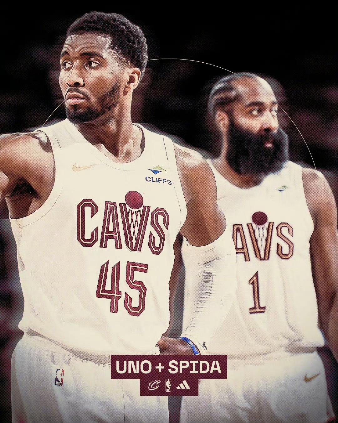 UNO & 🕷️克利夫兰骑士[超话]骑士nba米切尔哈登 ​​​