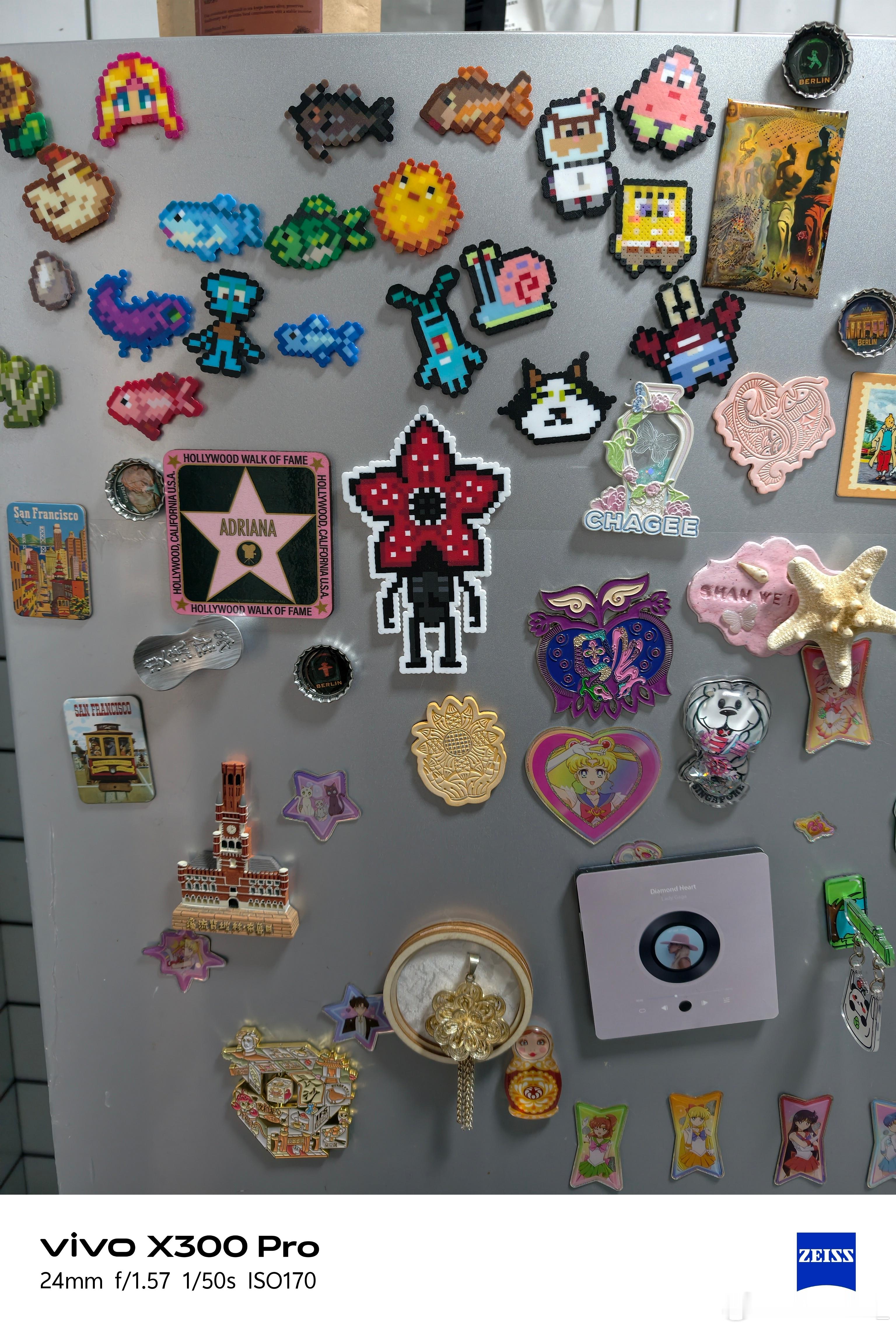 冰箱贴一定要经常挪挪位置 那我这挪起来是大工程了