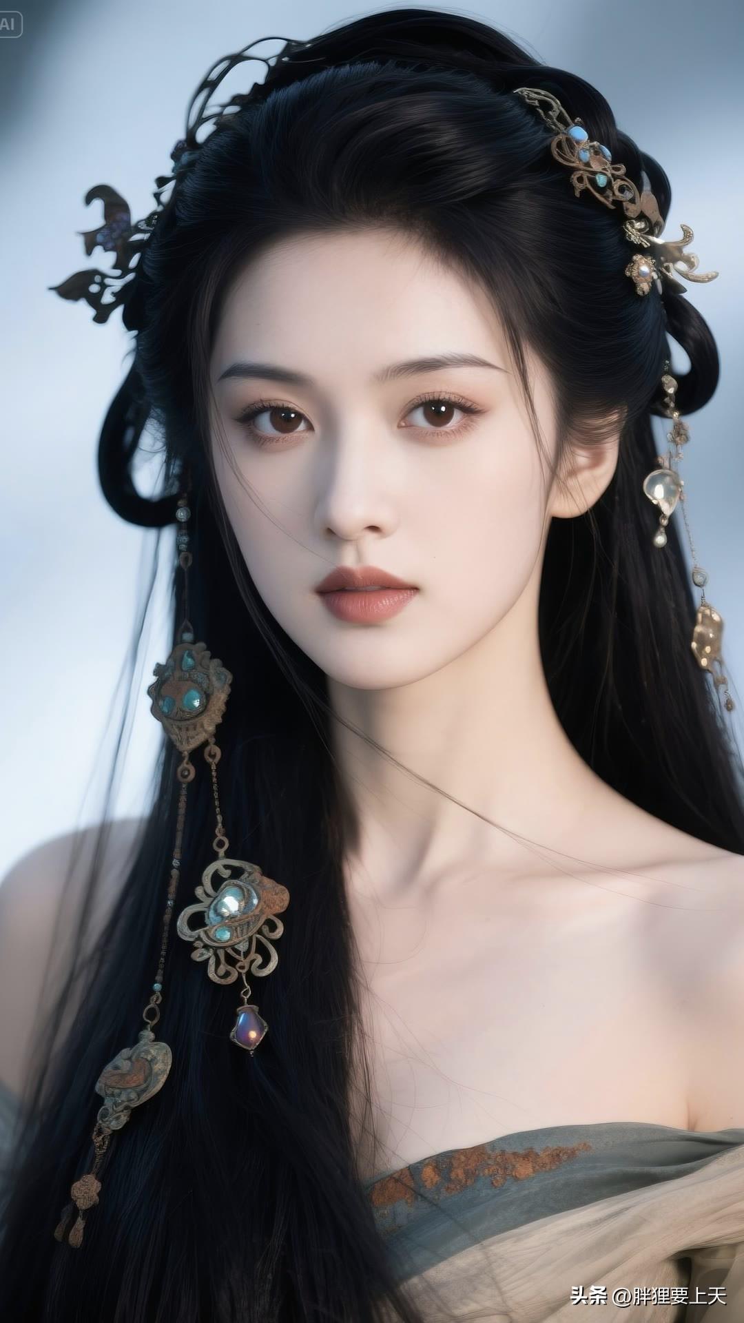 弱水三千，只取一瓢。美女人像群 汉服