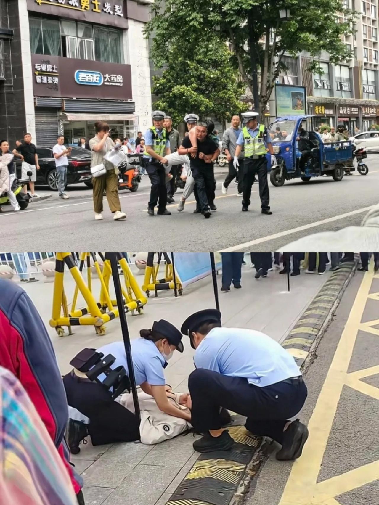家长因为太过紧张而直接在学校门口晕倒，这件事发生在高考第一天，视频传到网上后，看