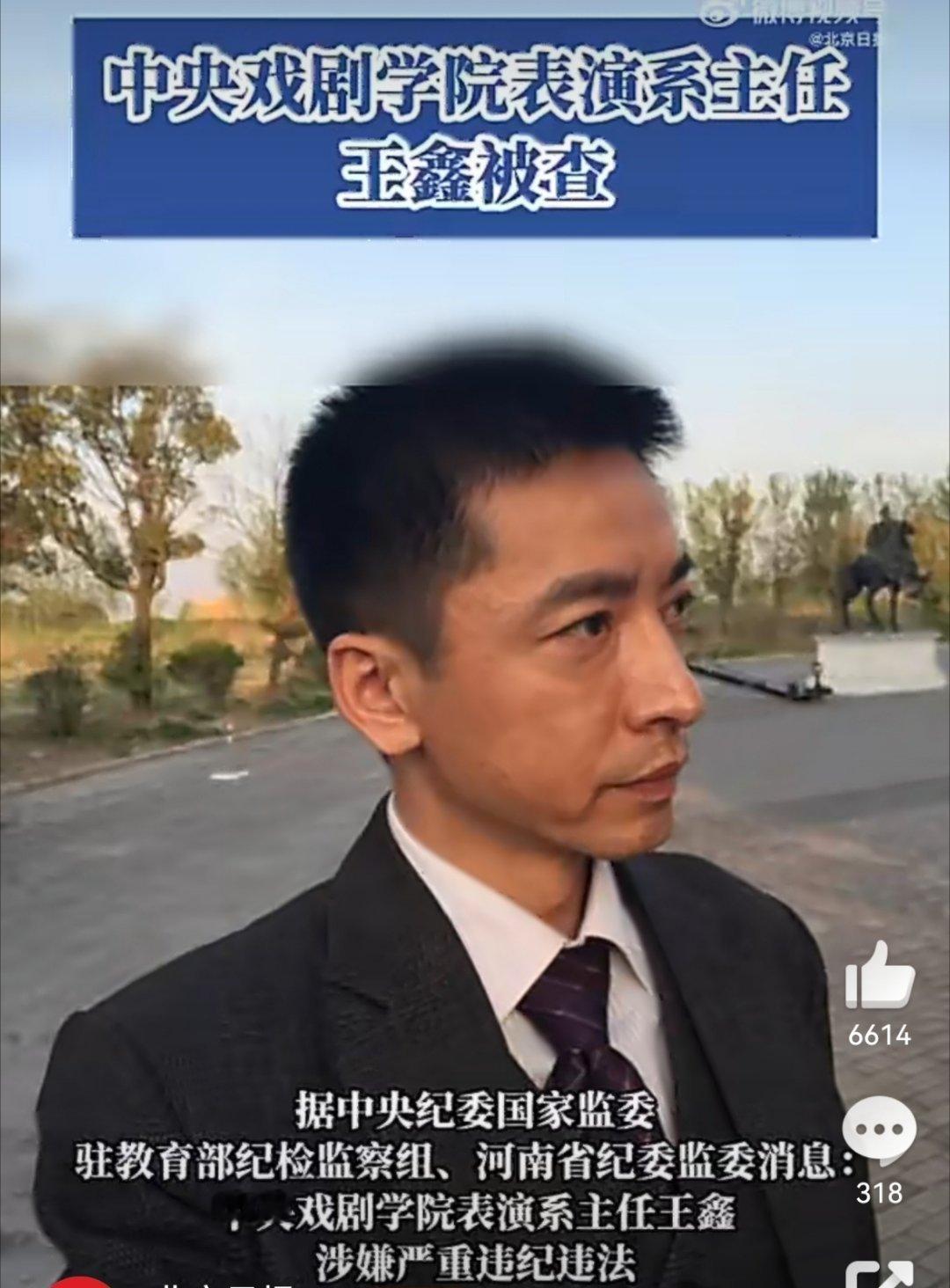王鑫被查老戏骨啊！这真是印证了那句老话：人生如戏，全靠演技… 