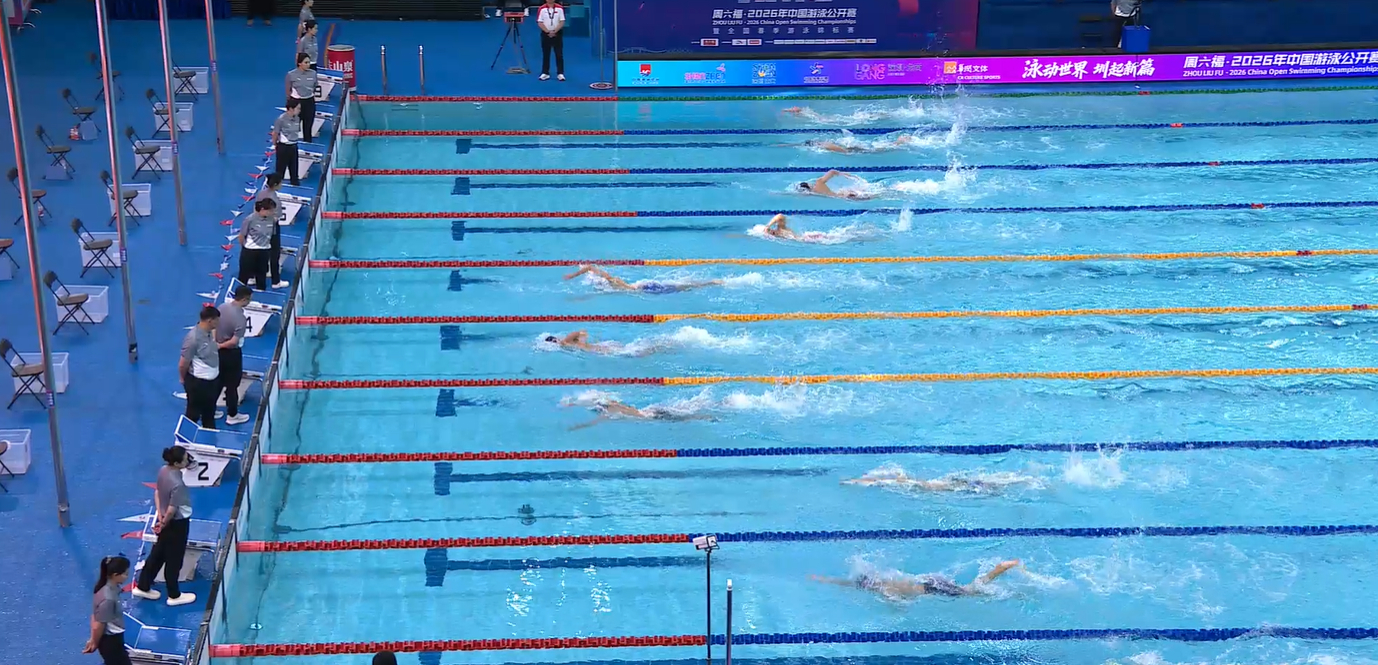 #张展硕潘展乐200自顺利晋级# 2026年中国游泳公开赛男子200自预赛，卢卡