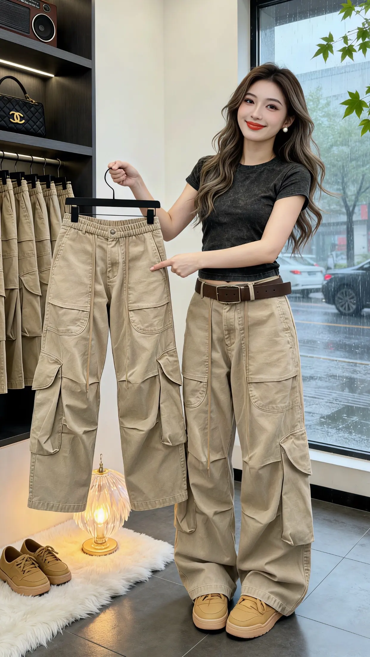 工装裤穿搭 春款上新 穿出自己的风格 谁穿谁好好看 好搭的裤子