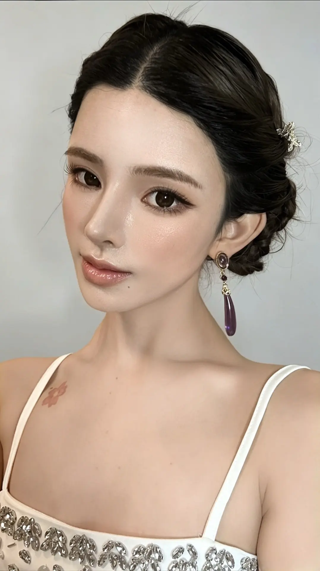 柳智敏仿妆。