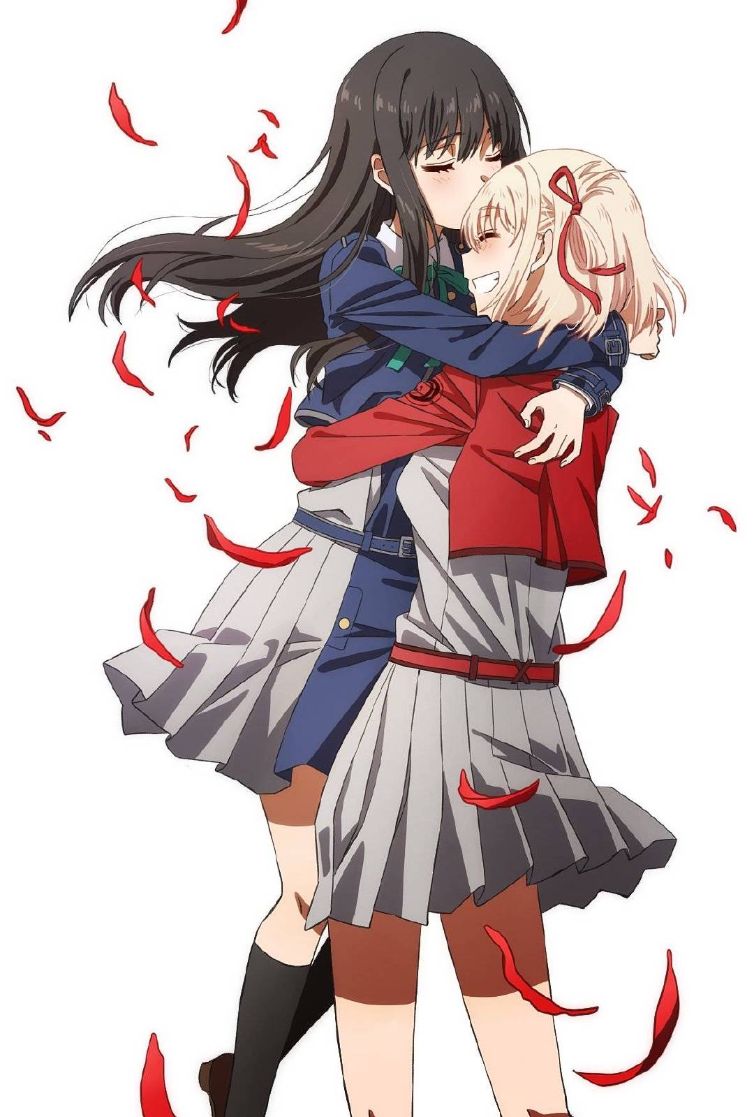 井之上泷奈、锦木千束——Lycoris Recoil——画师: yuyu，