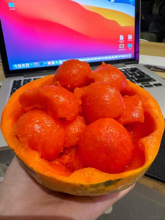 像吃西瓜一样甜的红心木瓜，太适合夏天了！