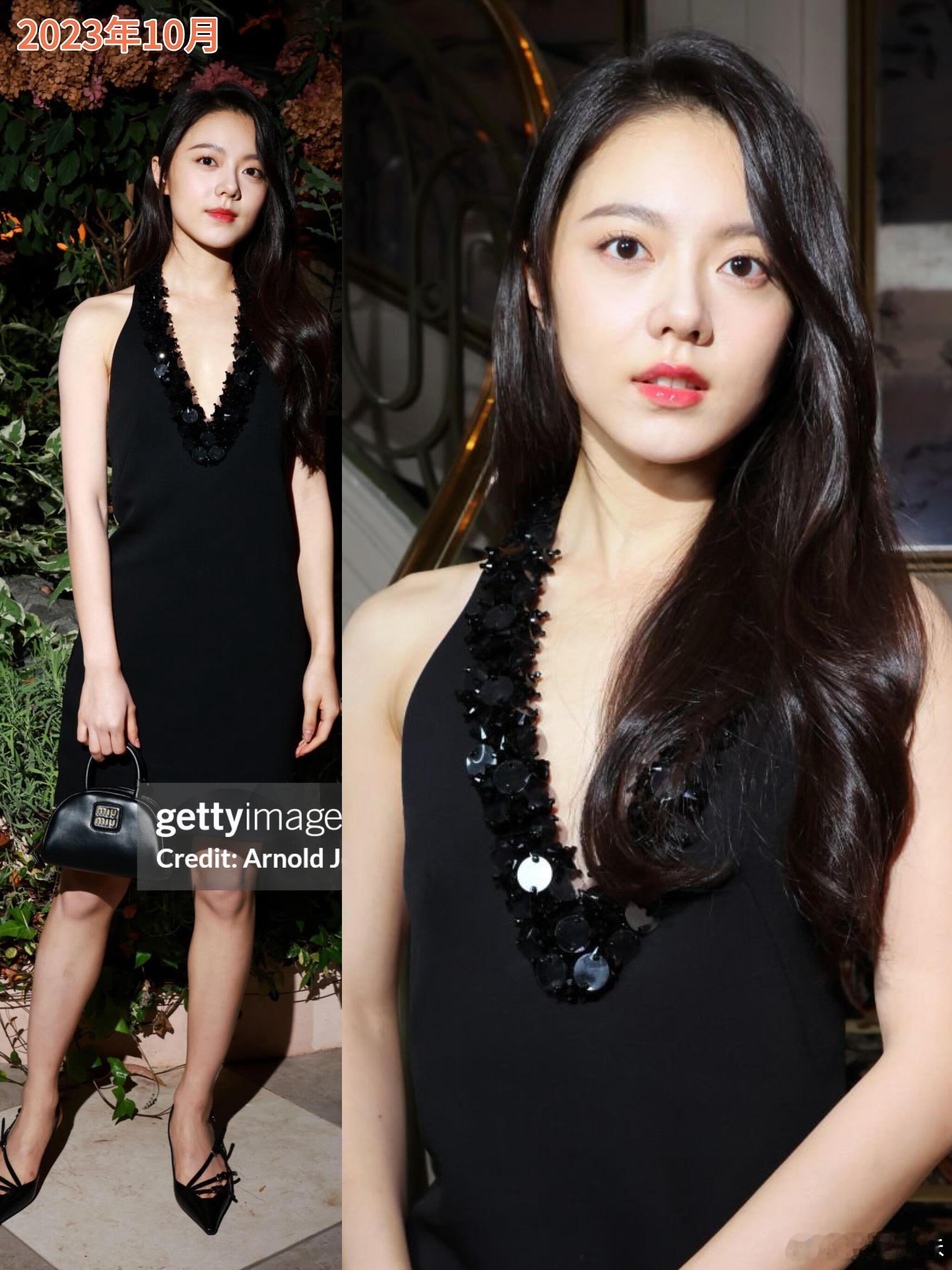 MiuMiu大秀赵今麦连续4年miumiu时装周妆容，时尚感进步的非常明显。巴黎
