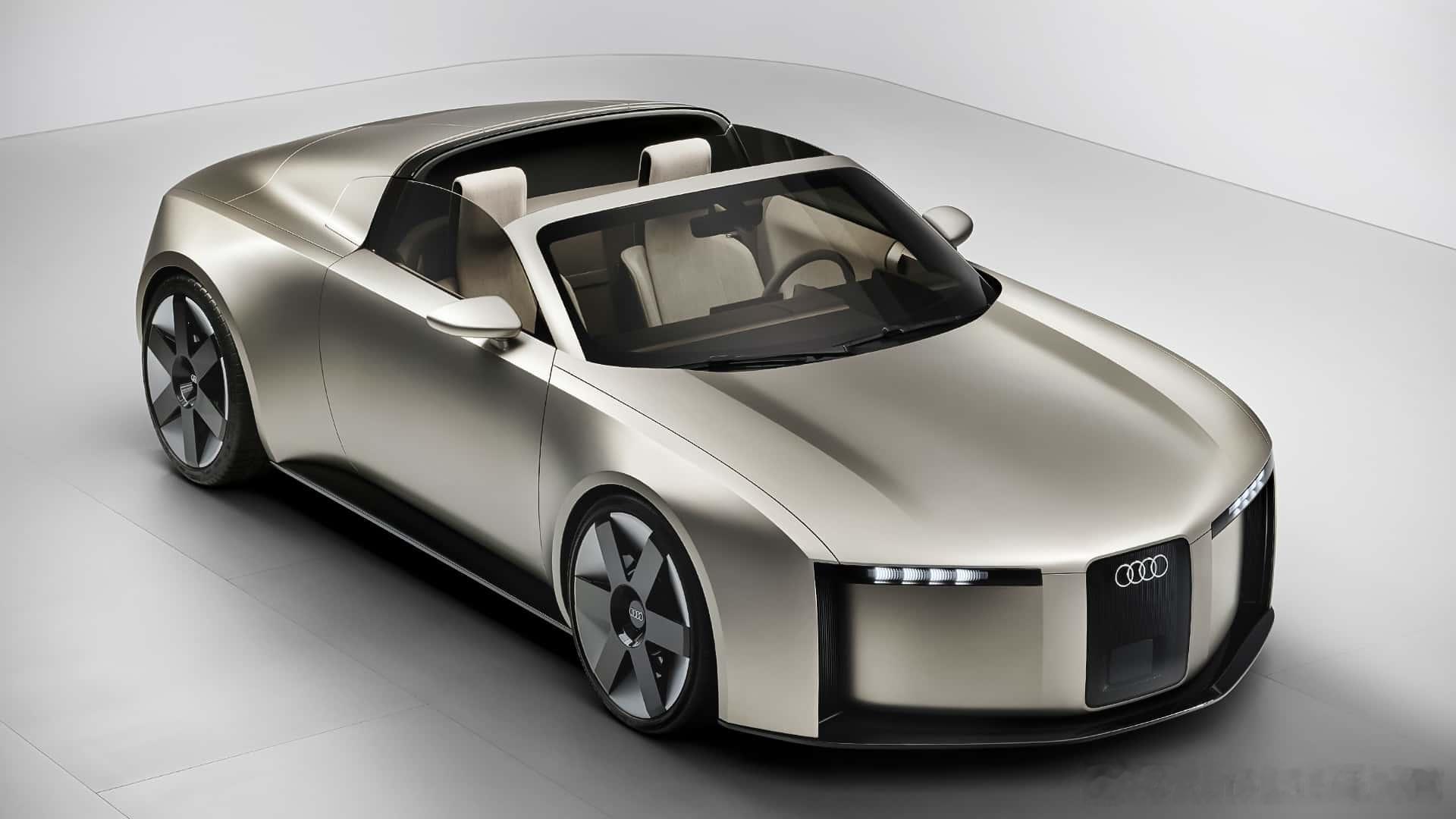 来看看奥迪最新的Concept C概念车，据说这就是下一代奥迪TT的原型车。相较