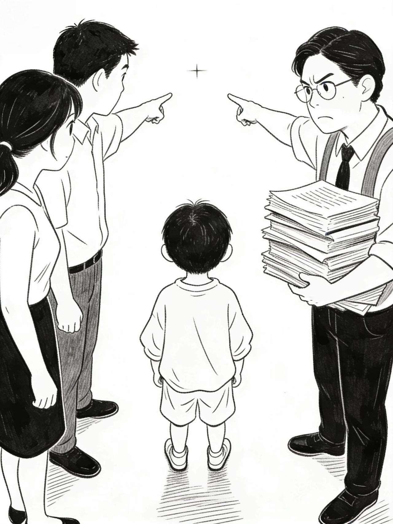 刚躺下，想起儿子今晚那句话。

他说今天英语课干坐了一节课。没带资料，跟同桌合看