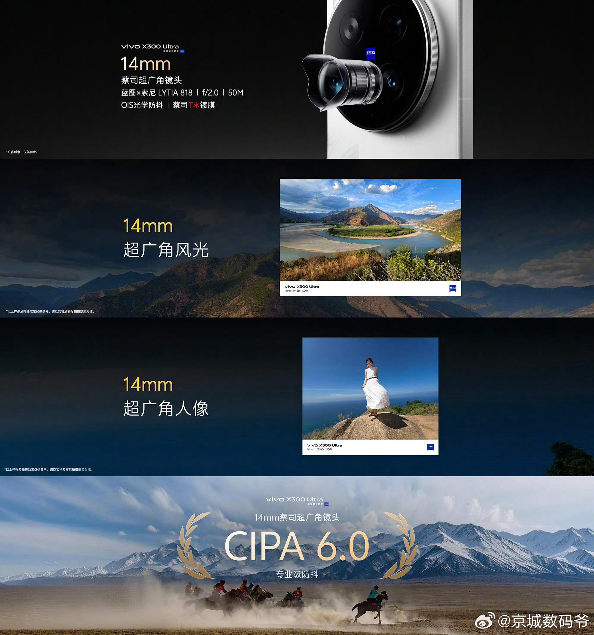 vivo X300 UItra专业V单vivo这镜头群目前算是顶尖了，在行业里可