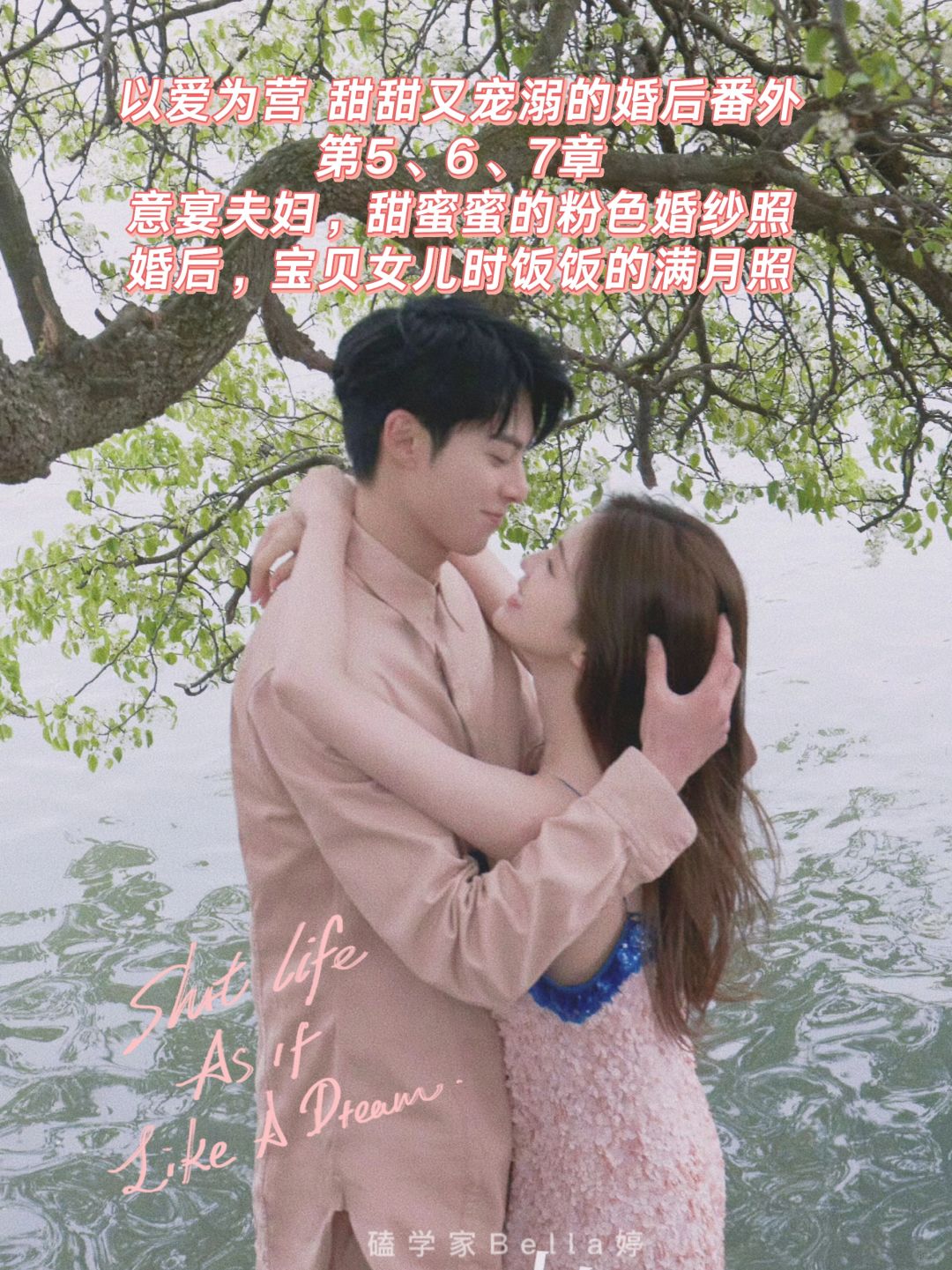 以爱为营-婚后番外：粉色婚纱照与满月照